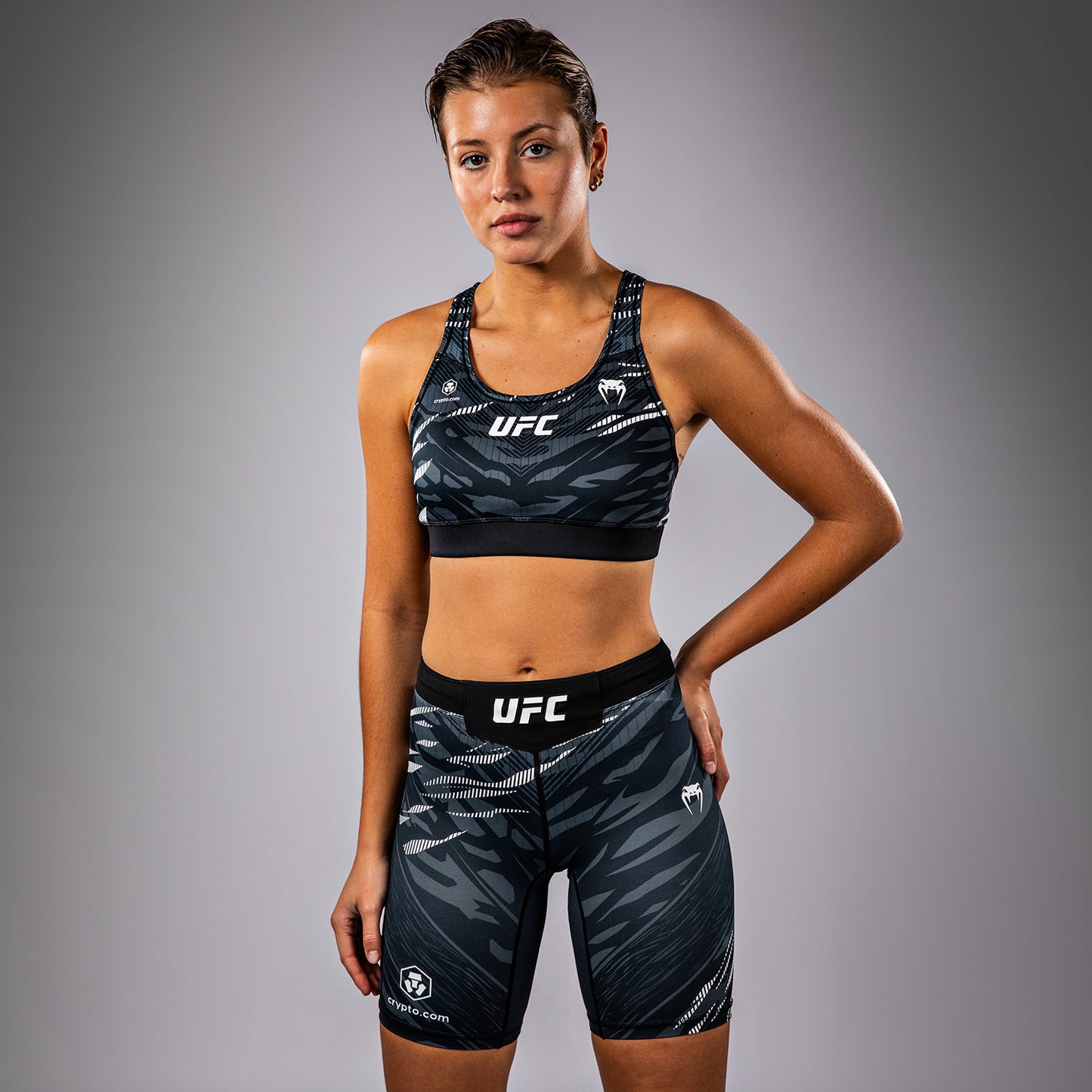 UFC Fusion by Venum Authentic Fight Night Damen Sport-BH - Schwarz