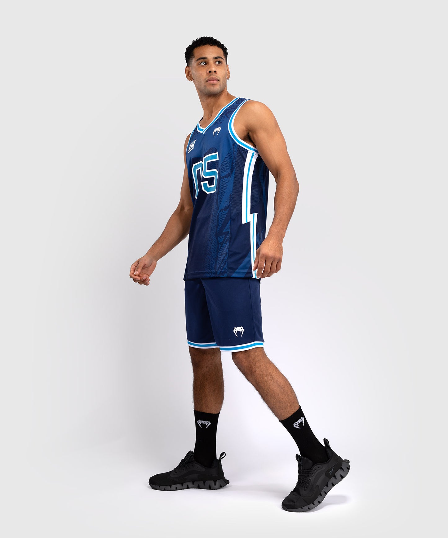 Venum x Top Rank Original Herren Basketballshorts - Marineblau