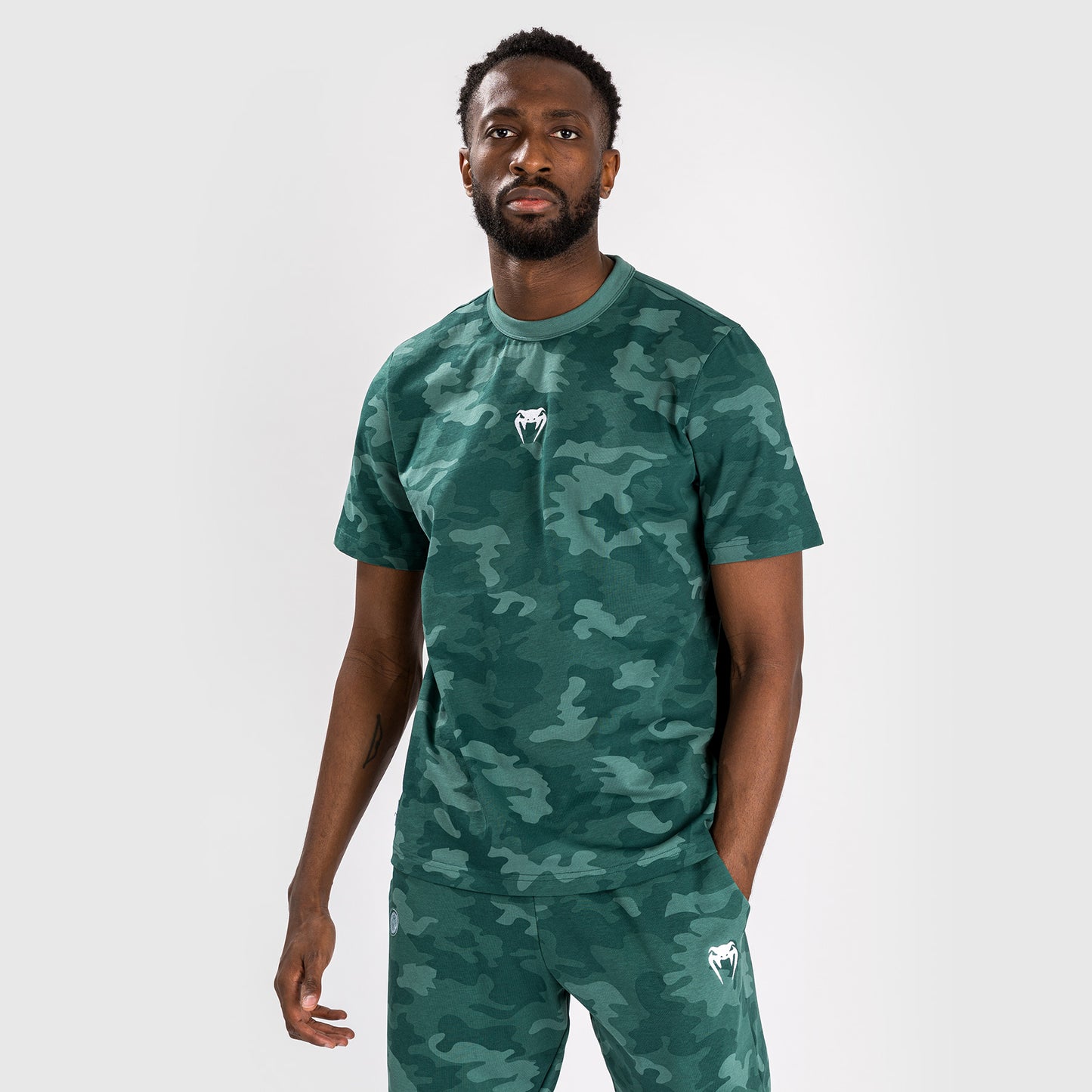 Venum Vortex XL Herren T-Shirt - Türkis Camo