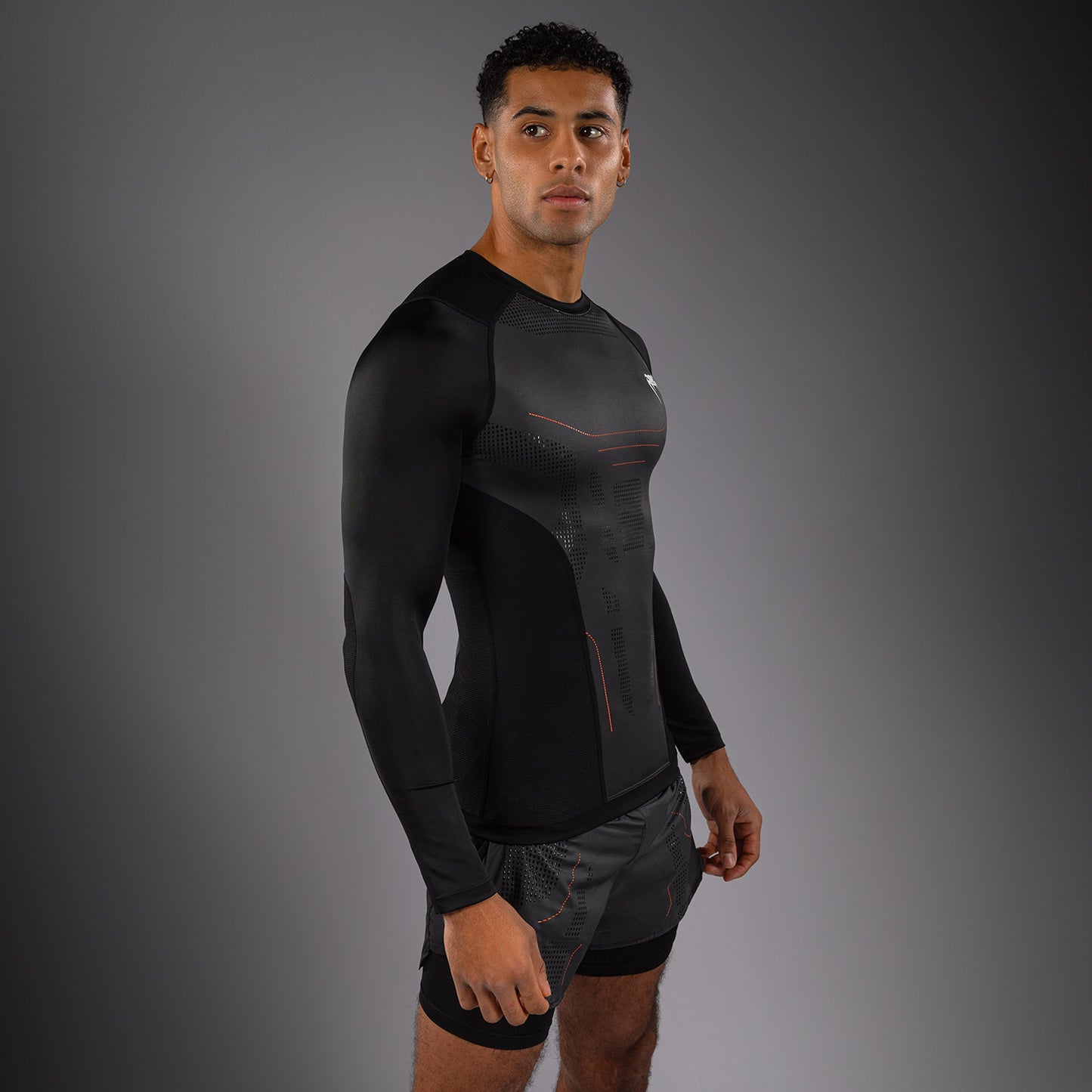 Venum Technical 3.0 Langarm Rashguard - Graphit