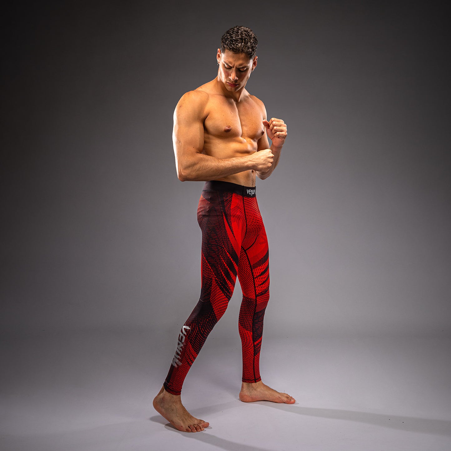 Venum Galactic 3.0 Spats - Rot/Silber
