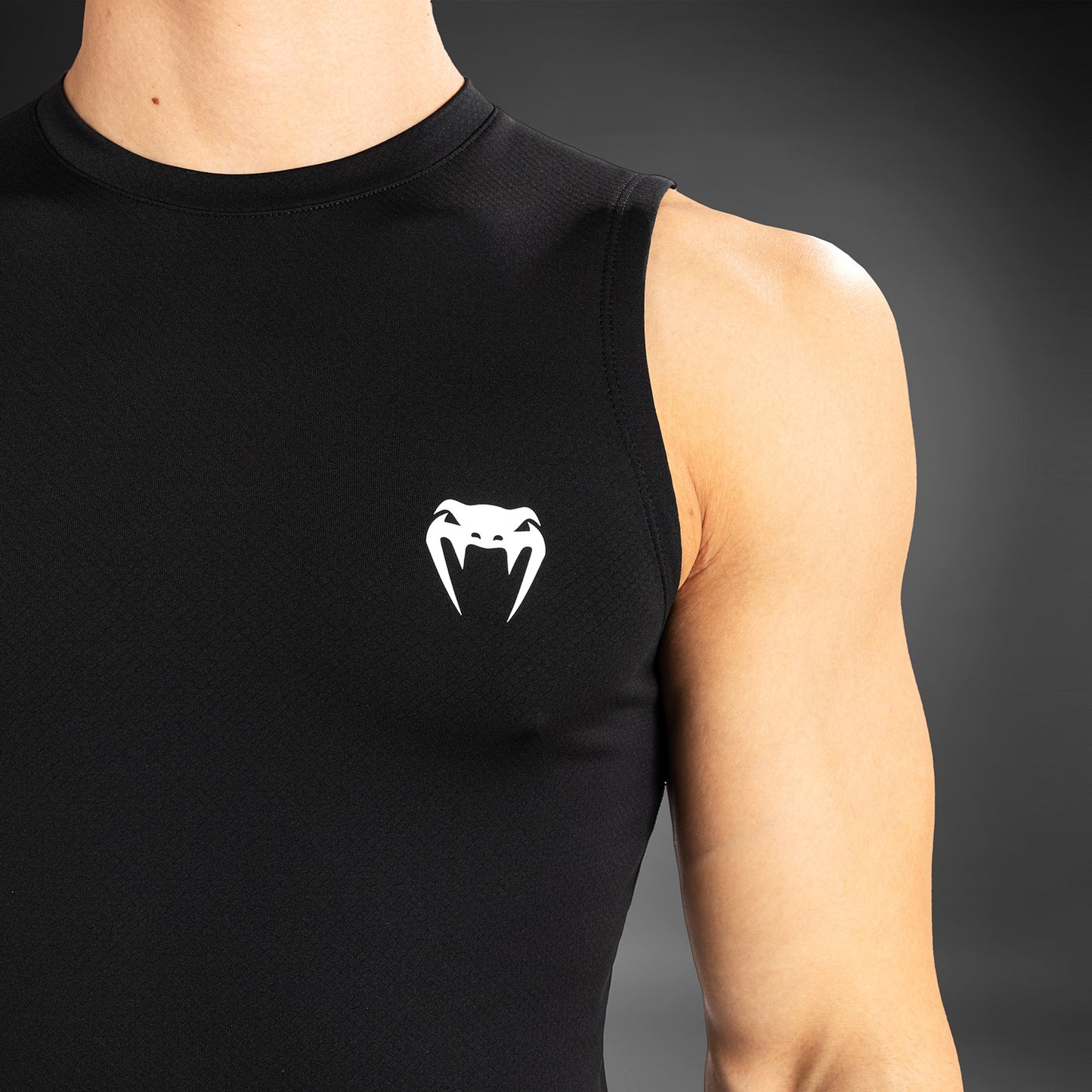 Venum Contender Herren Ärmelloser Rashguard - Schwarz/Weiß