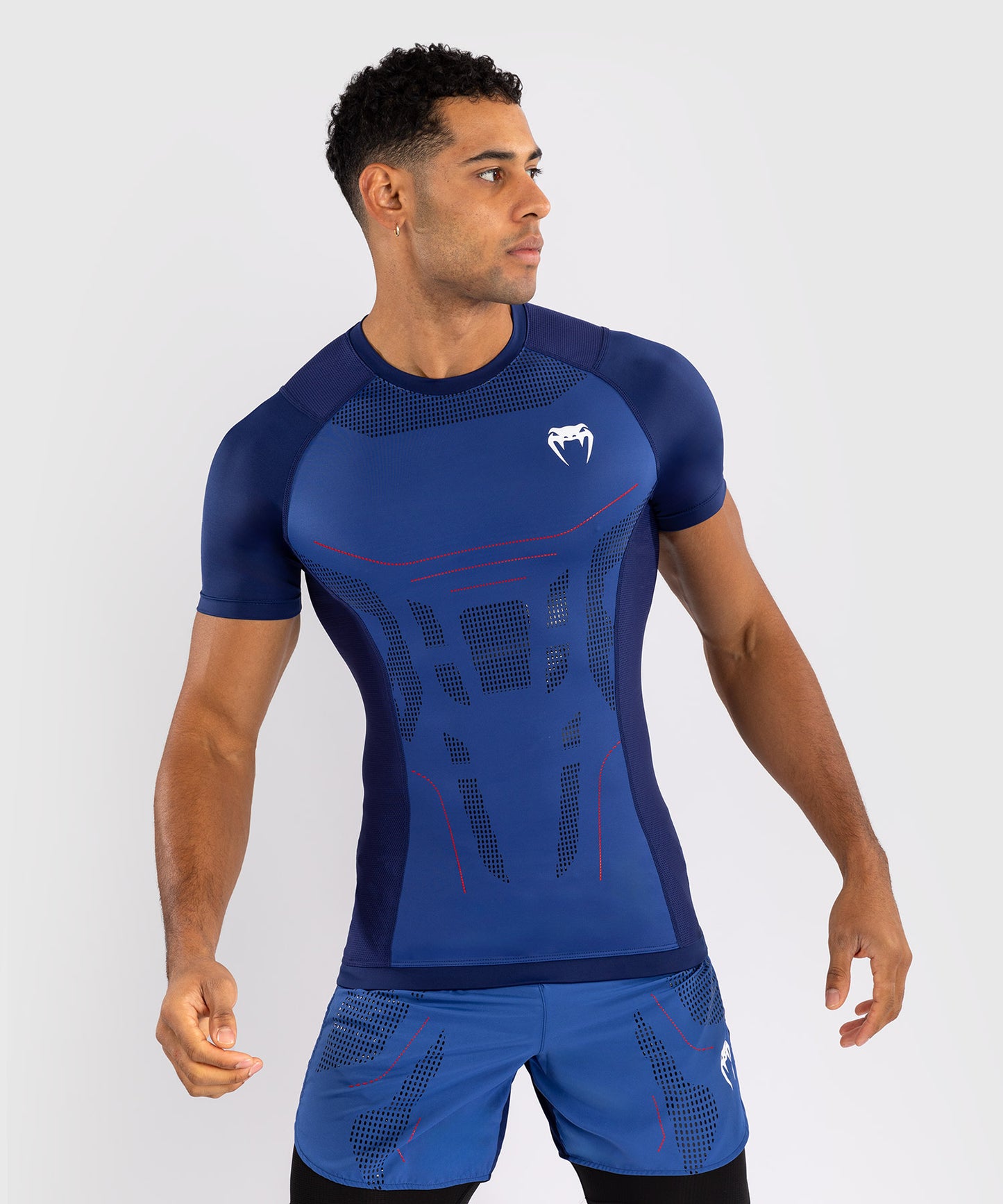 Venum Technical 3.0 Kurzarm Rashguard - Nachtblau