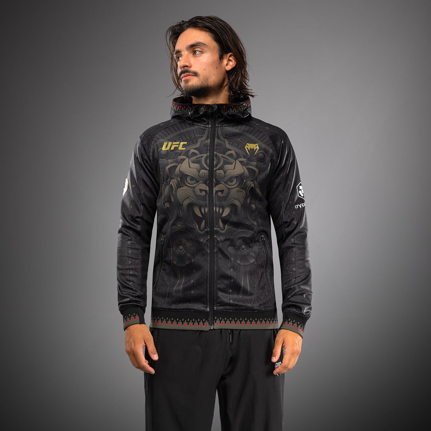 Noche UFC 2.0 By Venum Authentic Fight Night Walkout Hoodie - Schwarz