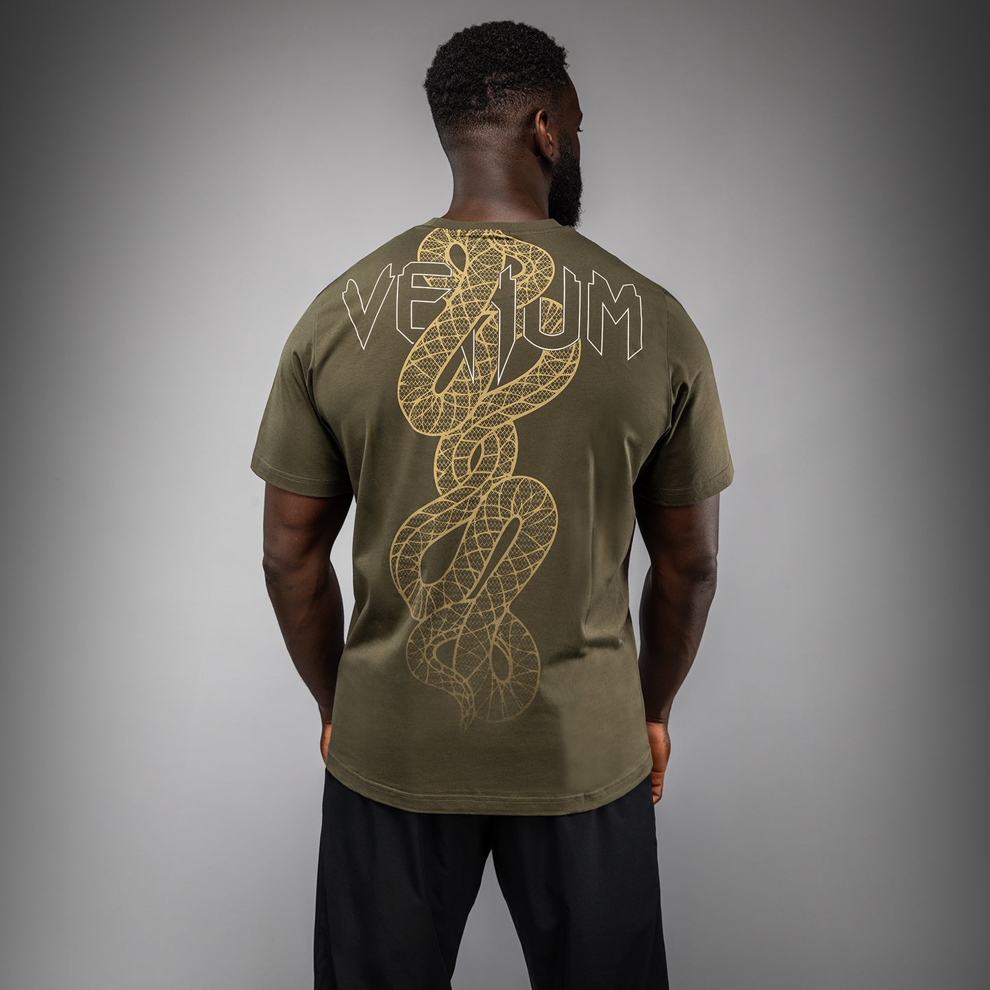 Venum Serpenti T-Shirt – Khaki/Bronze/Ivory