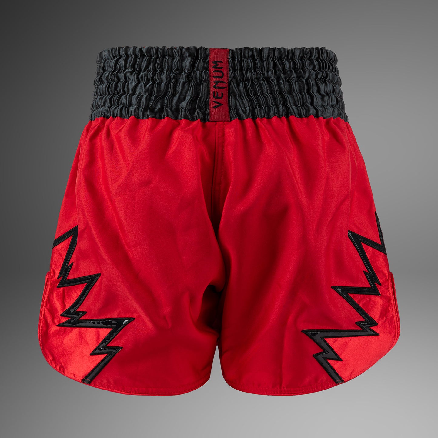 Venum Inferno Muay Thai Shorts - Rot/Charcoal Grau/Schwarz