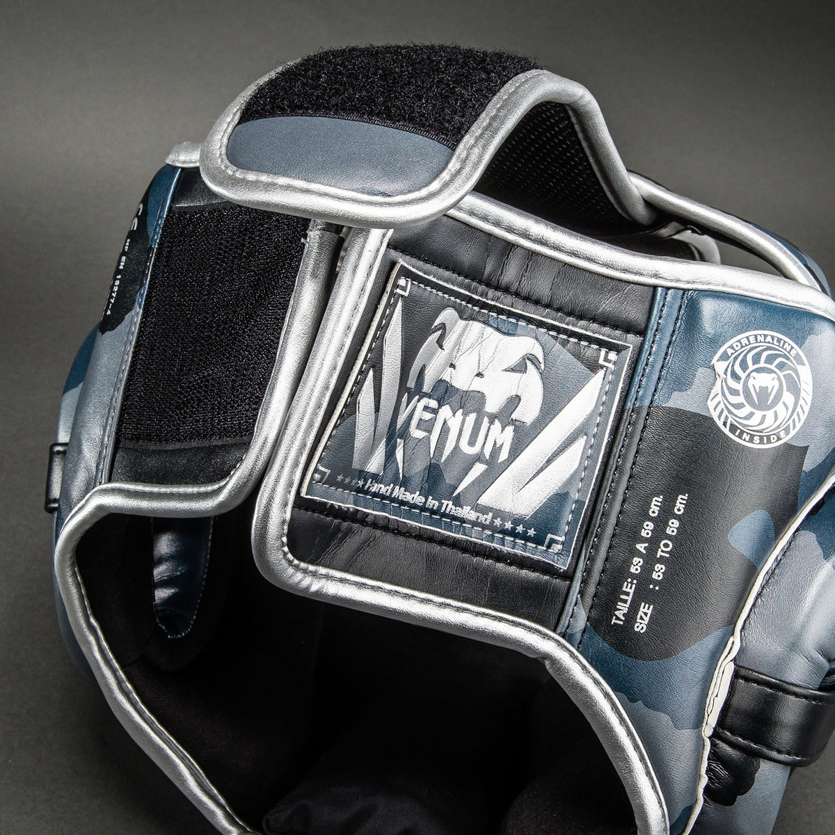 Venum Elite Camo Kopfschutz – Dunkelmarineblau/Blau