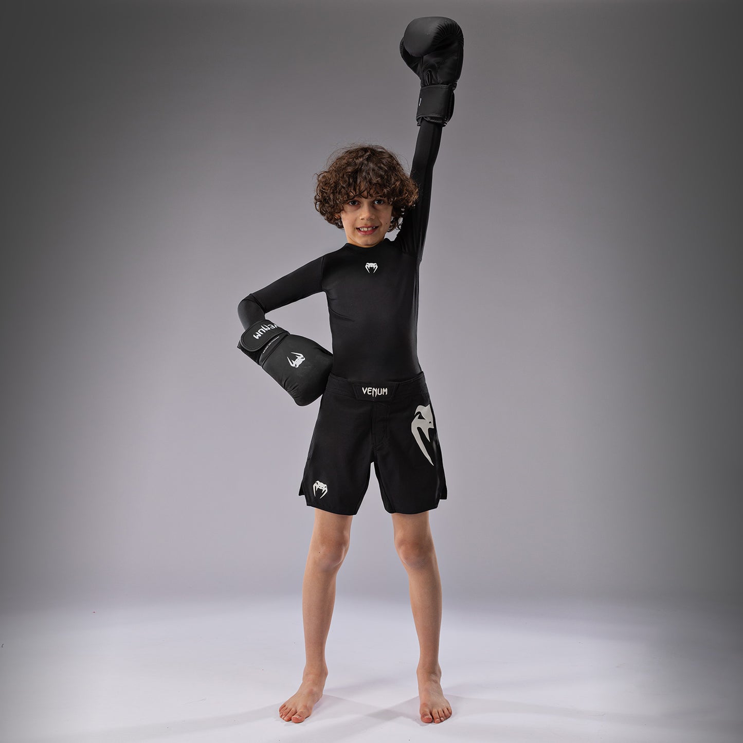 Venum Light Kinder Fight Shorts - Schwarz