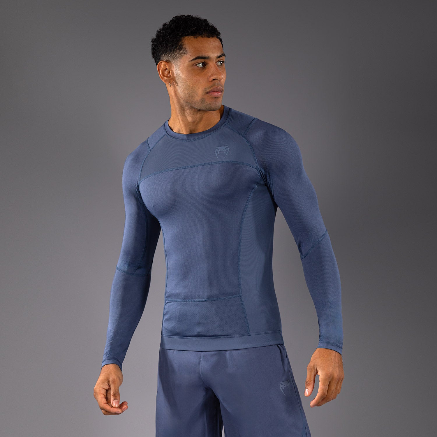 Aqua Design Herren Rashguard Langarm – UV-Schutz Shirt Mit Daumenlöchern Für Schwimmen & Sport (UPF 50+)