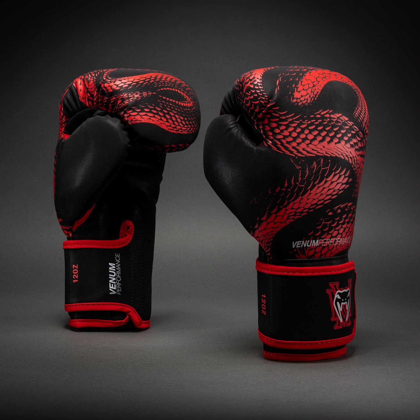 Venum Matupa Boxhandschuhe - Schwarz/Rot/Silber