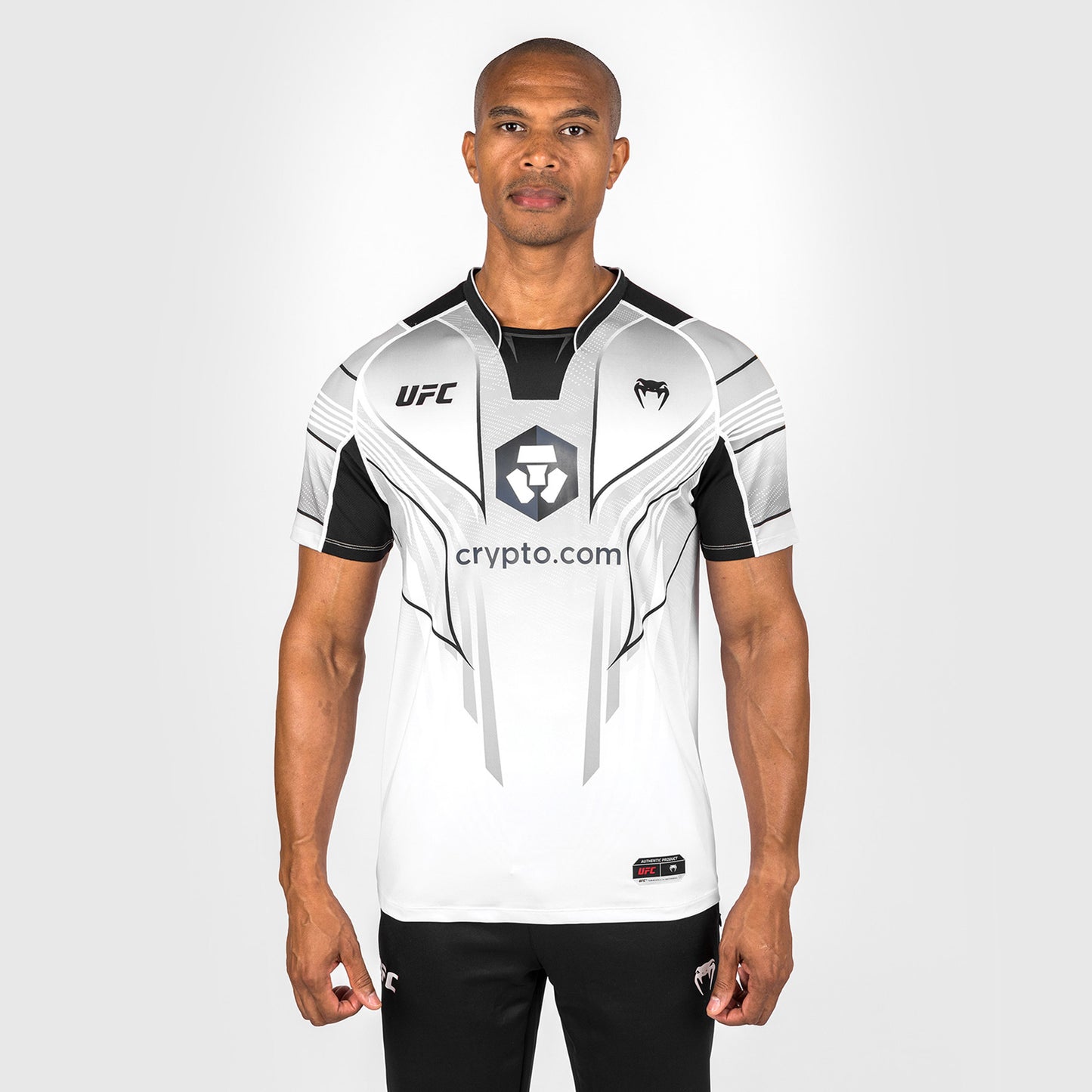UFC Venum personalisierte authentische Fight Night 2.0 Männer Walkout Jersey - weiß