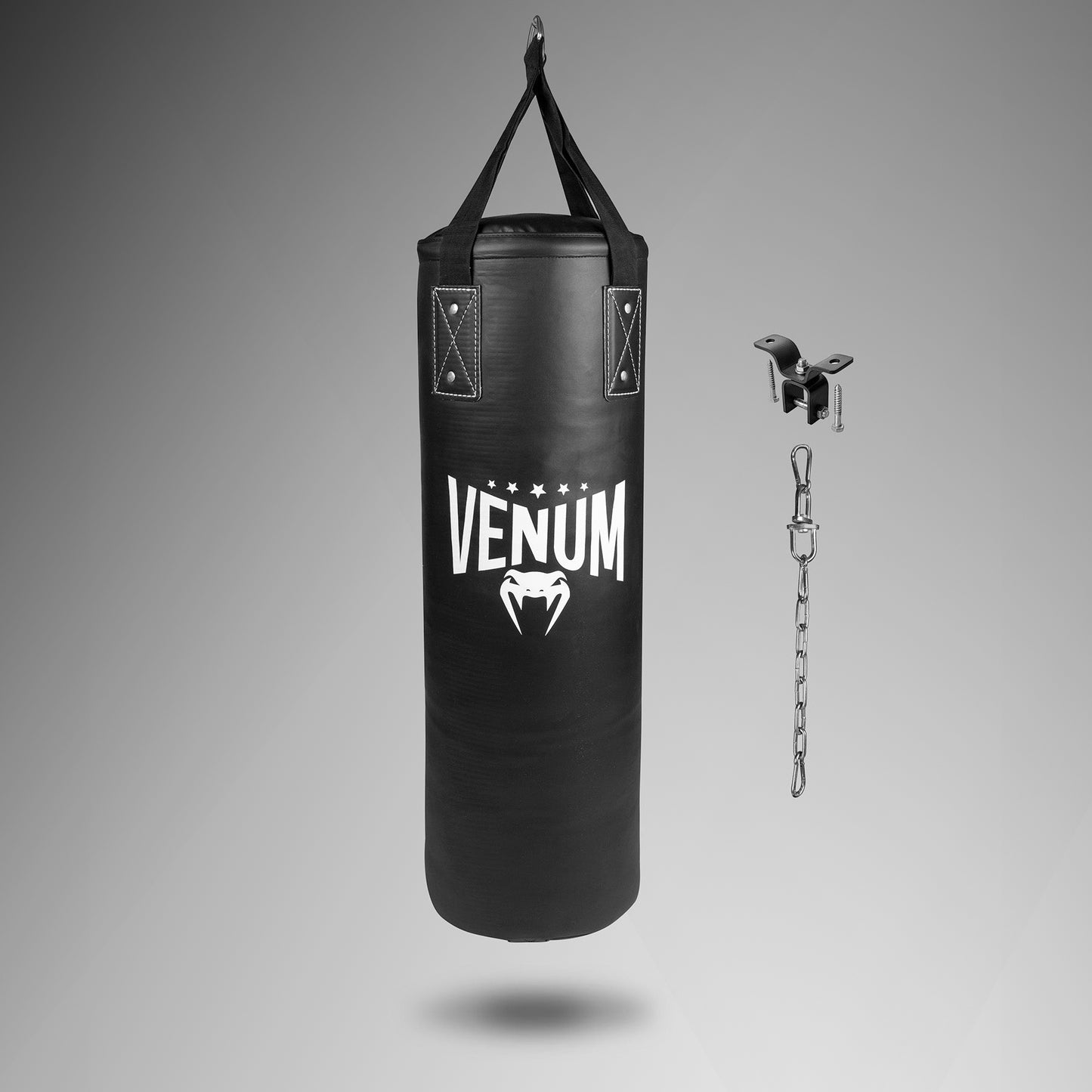 Venum Origins Boxsack - Schwarz/Weiß (inkl. Deckenhalterung)