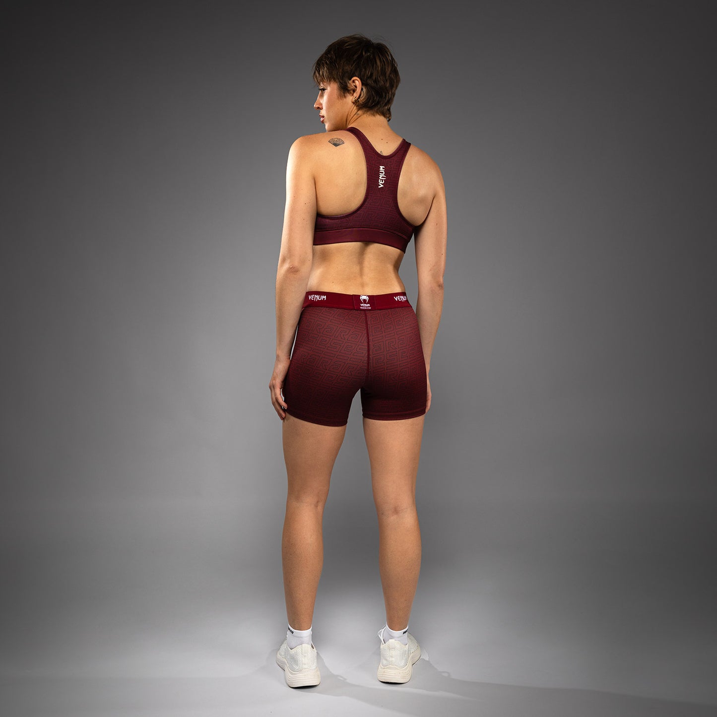 Venum x Ares Damen Vale Tudo Shorts - Burgunder