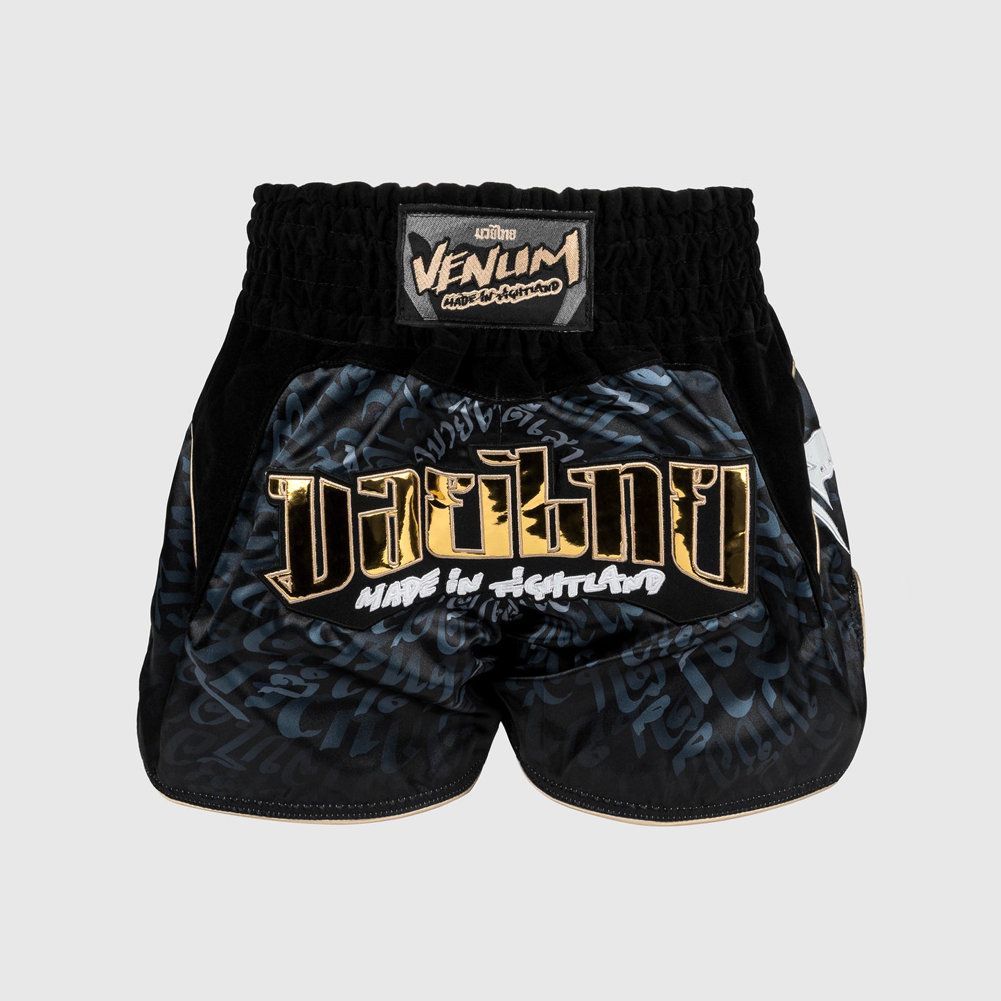 Venum Attack Muay Thai Shorts - Schwarz/Grau