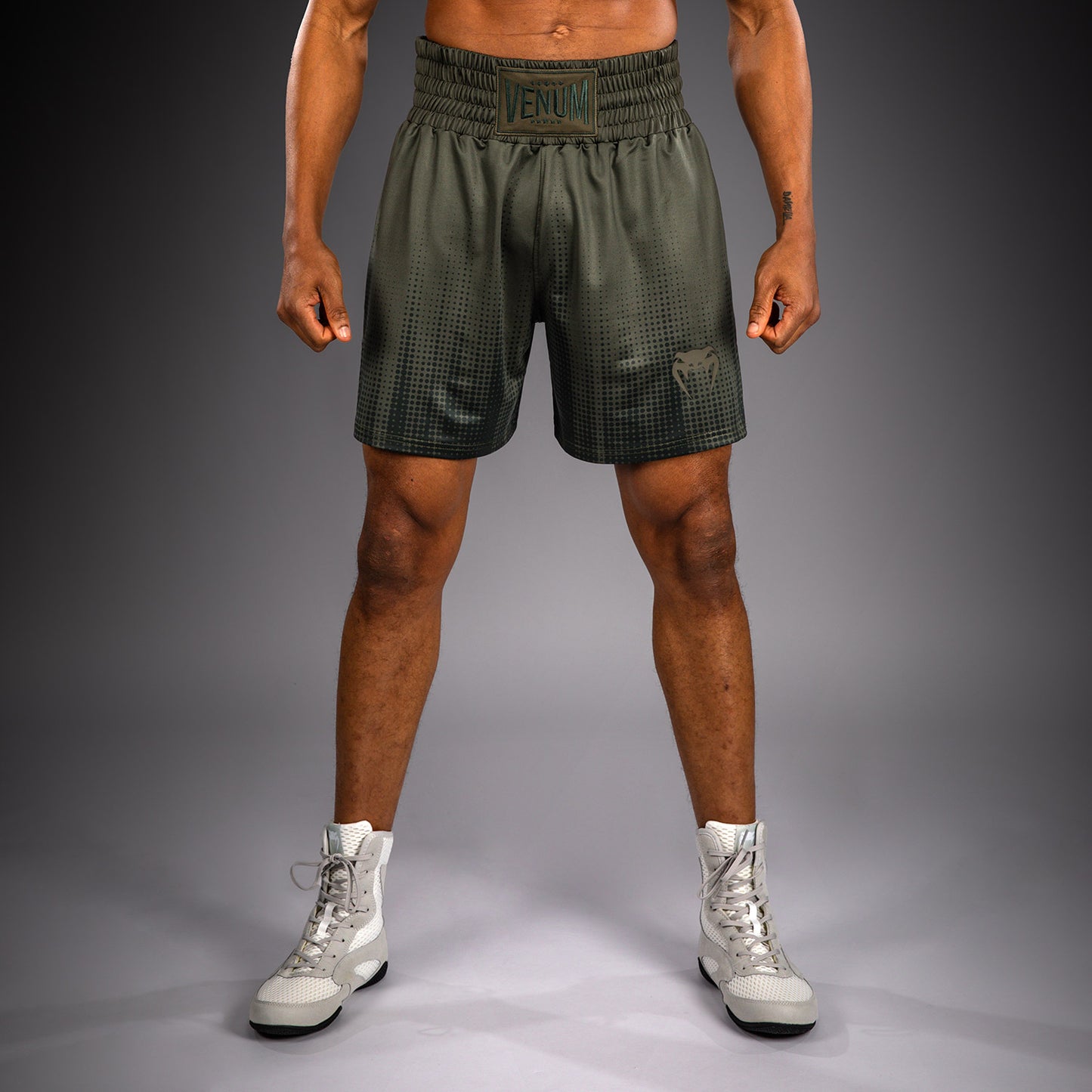 Venum Stealth Boxshorts – Khaki/Dunkelgrün