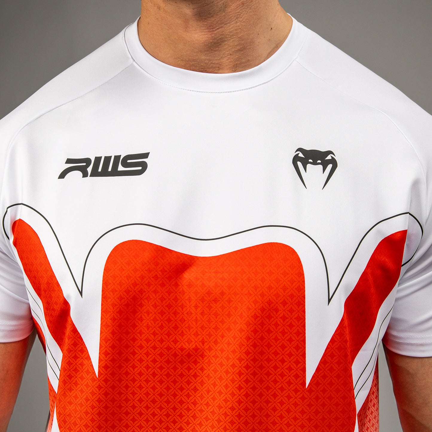 Venum x RWS 2.0 Men’s Dry-Tech T-Shirt – Weiß/Rot