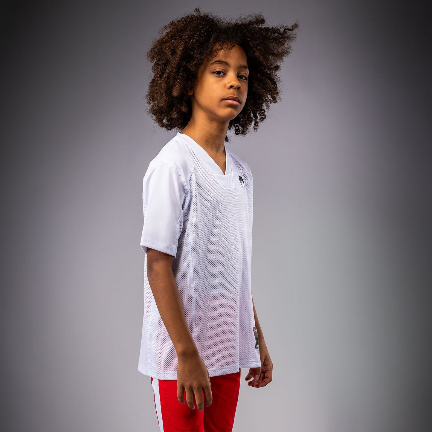 Venum Elite Fußball-T-Shirt Kurzarm für Kinder - Weiß