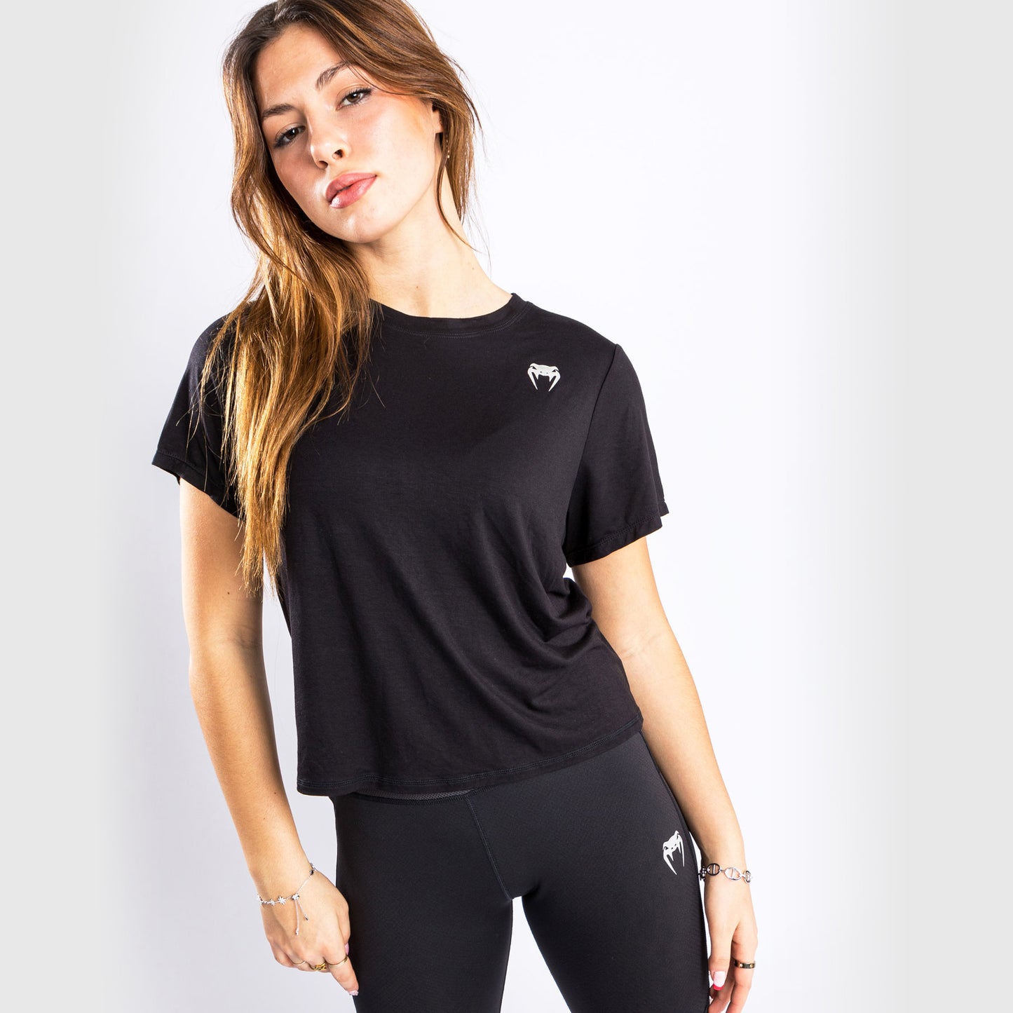 Venum Glow T-Shirt – Für Damen – Schwarz