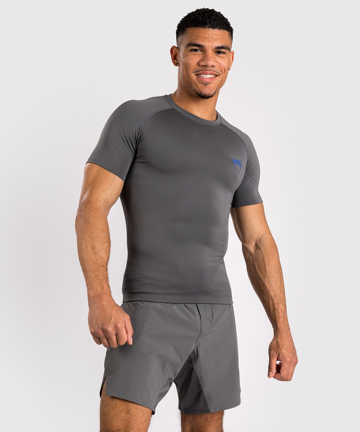 Venum Contender Herren Kurzarm Rashguard - Grau