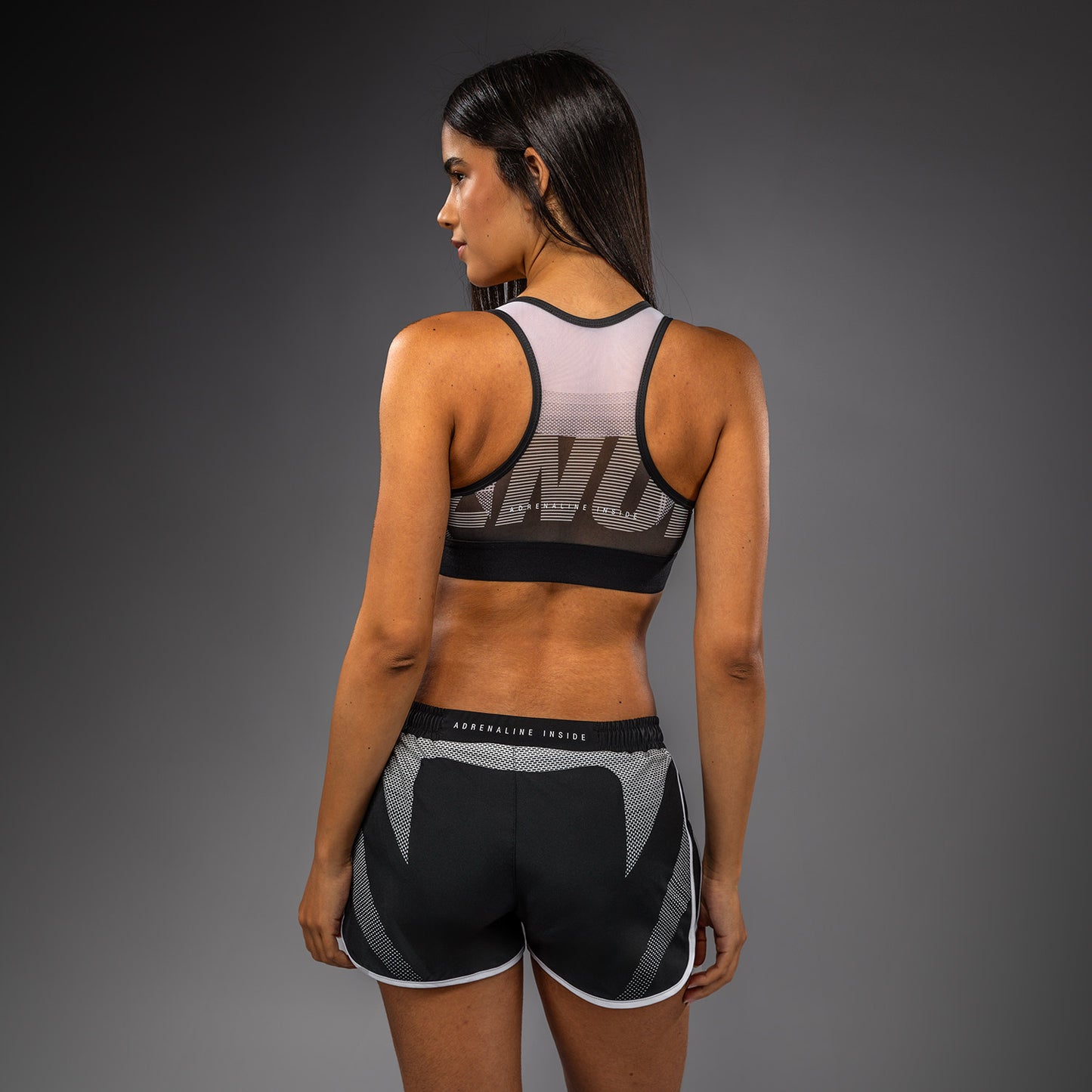 Venum Adrenaline Damen Sport-BH – Schwarz/Elfenbein