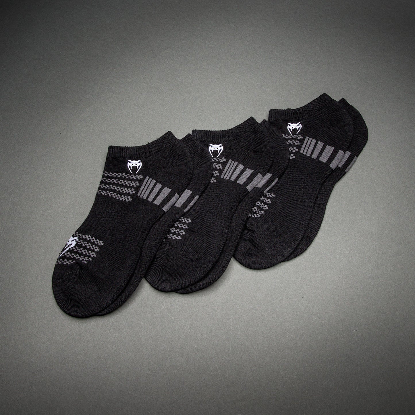 Venum Vector Invisible Socken 3er Pack - Schwarz/Grau