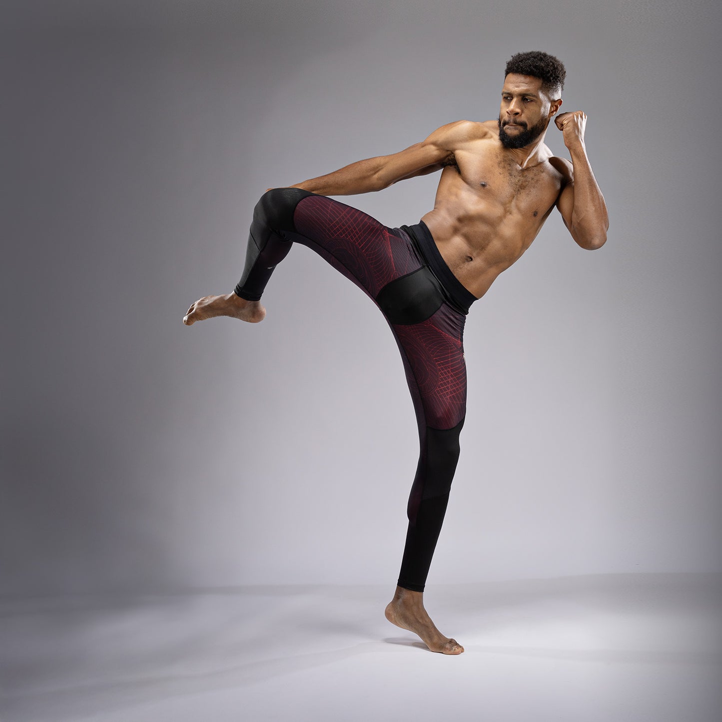 Venum G-Fit Air Herren Spats - Tiefschwarz/Feuerrot
