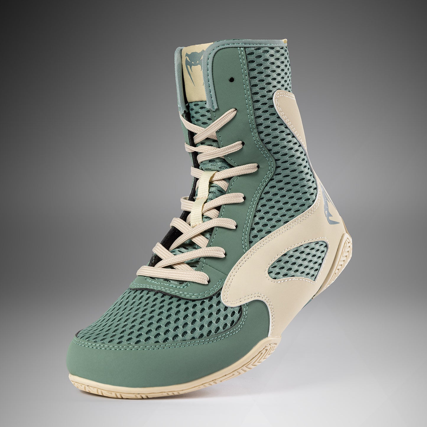 Venum Contender Boxschuhe - Aqua Grün/Elfenbein