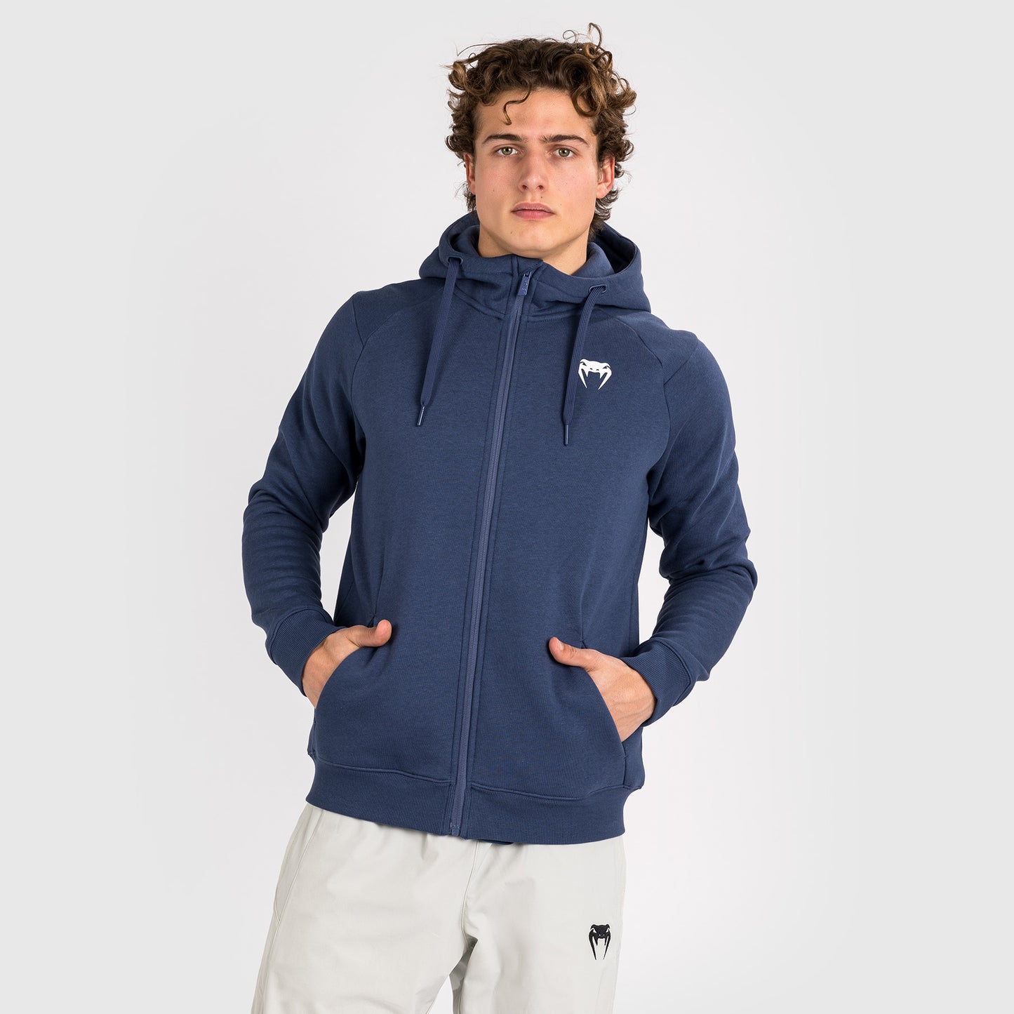 Venum Strikeland Kapuzenpullover mit Reißverschluss - Marineblau