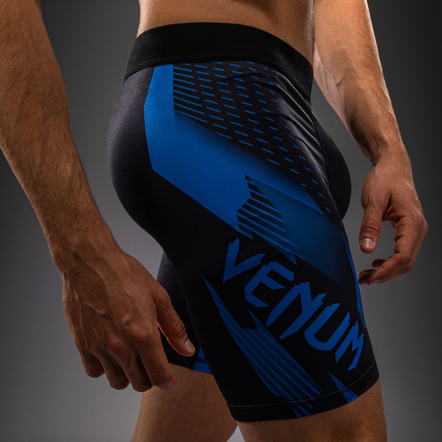 Venum No-Gi 6.0 Kompressionsshort - Schwarz/Blau
