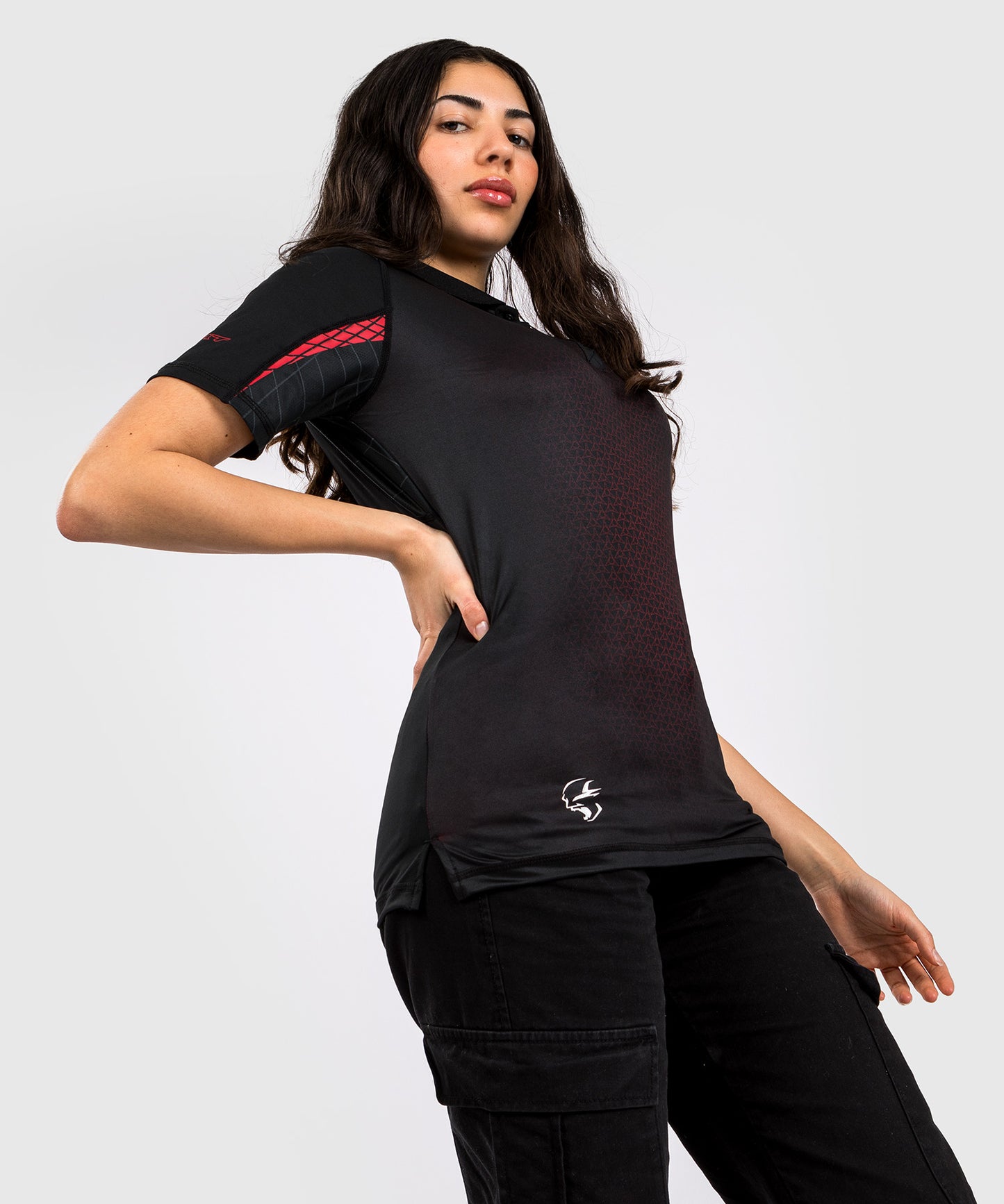 Venum x Dodge Banshee Dry Tech Polo für Frauen - Schwarz