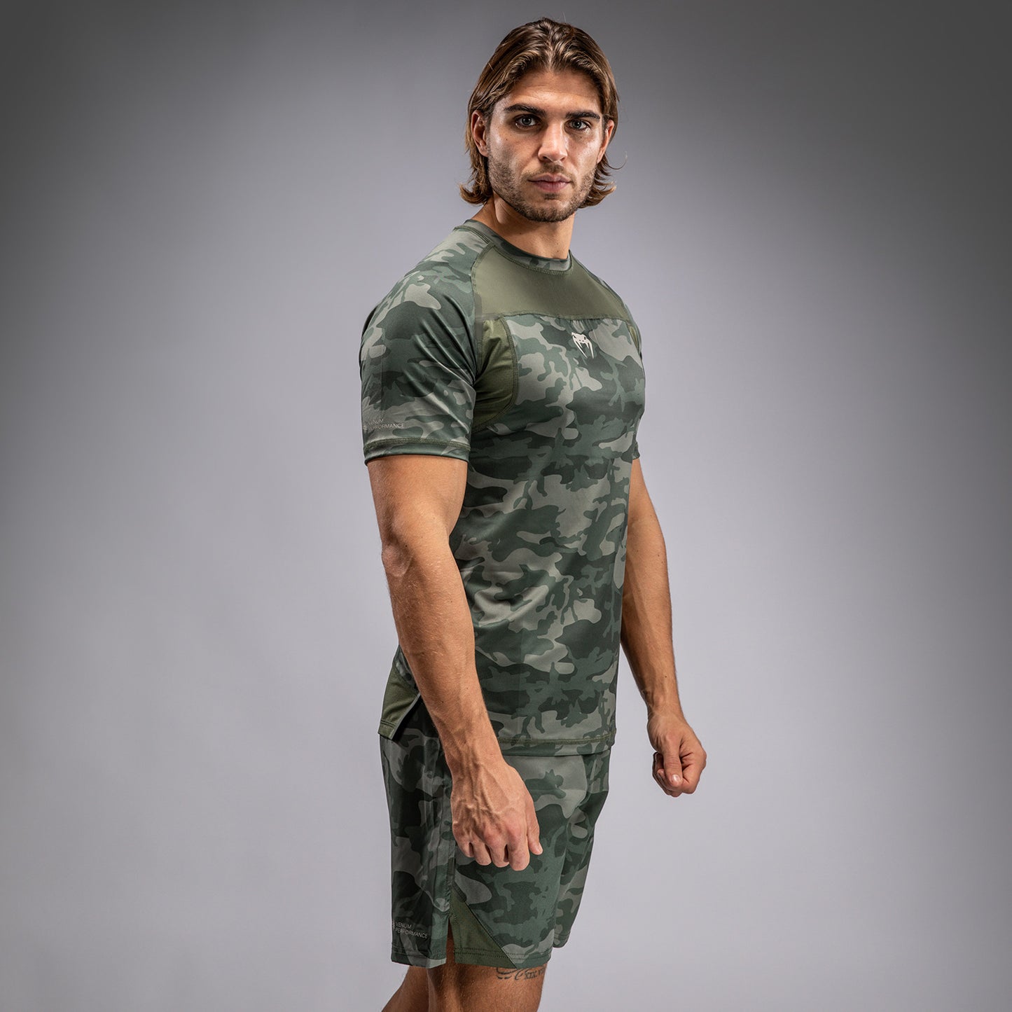 Venum G-Fit Air Herren Dry-Tech T-Shirt - Army Camouflage