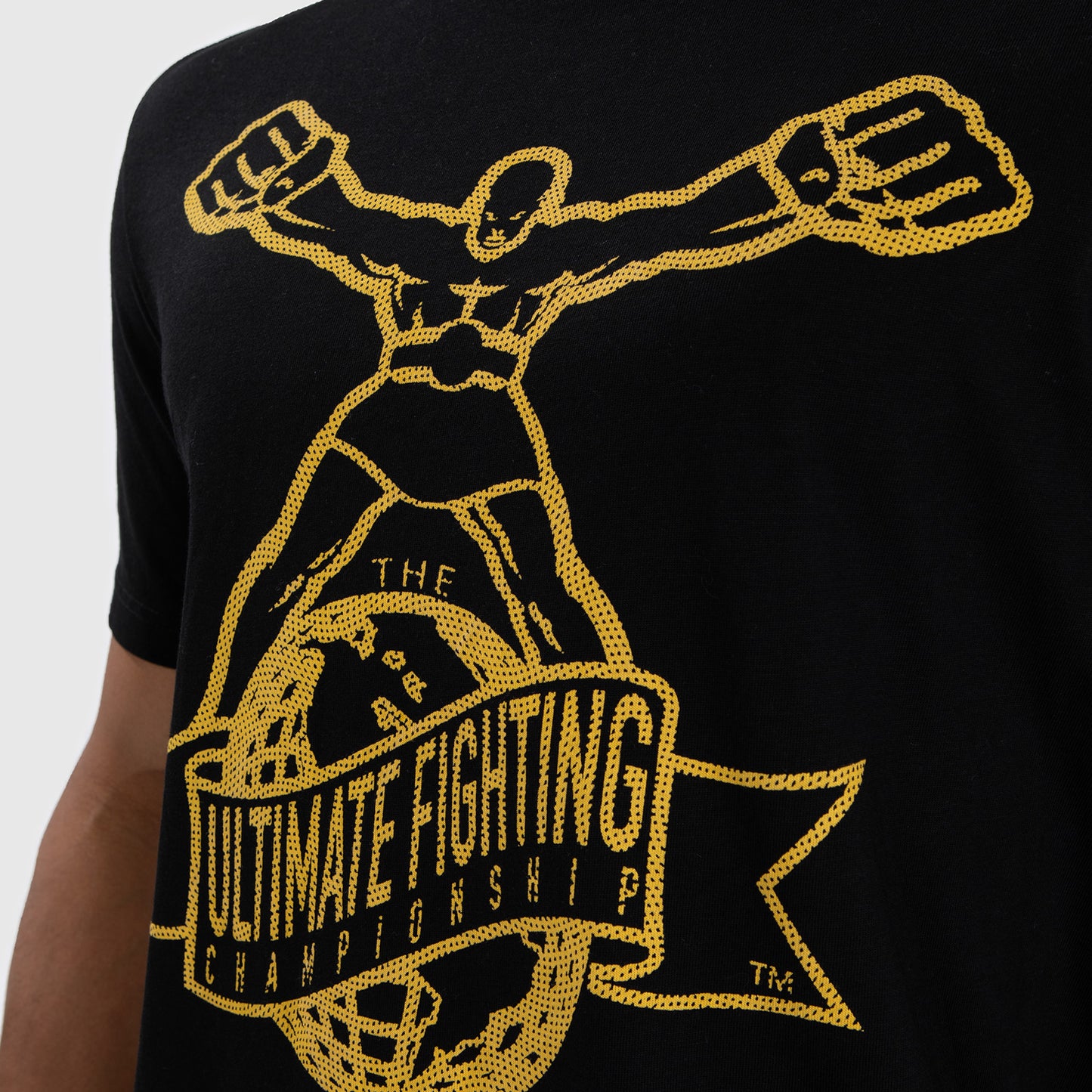 UFC by Venum Ulti-Man T-Shirt - Schwarz/gelb