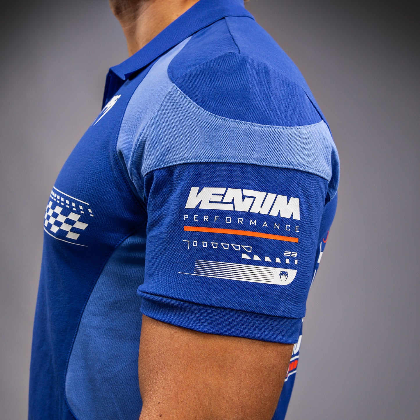 Venum Motorsport Baumwoll-Polo - Königsblau