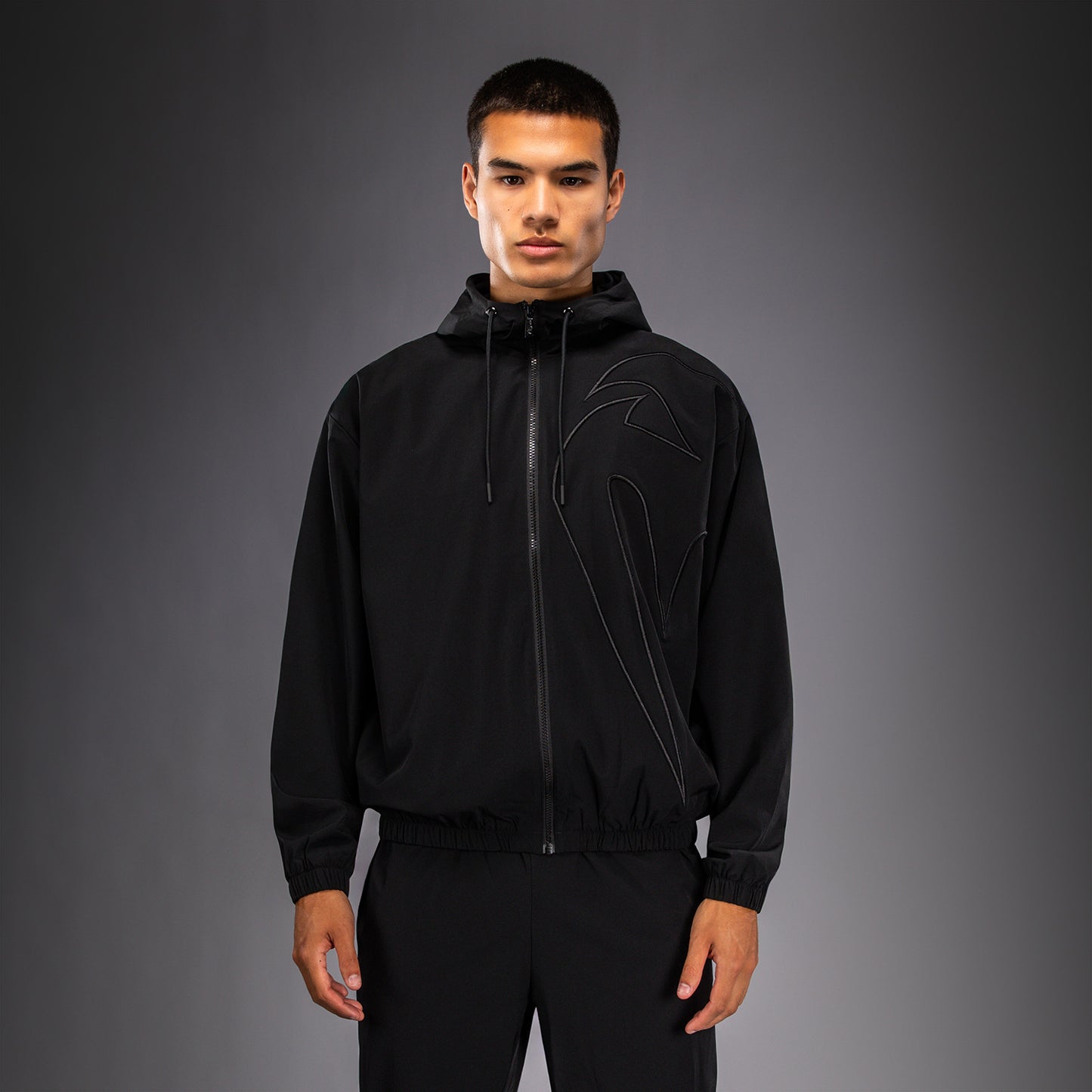 Venum Giant 3D Kapuzenpullover mit Reißverschluss - Schwarz