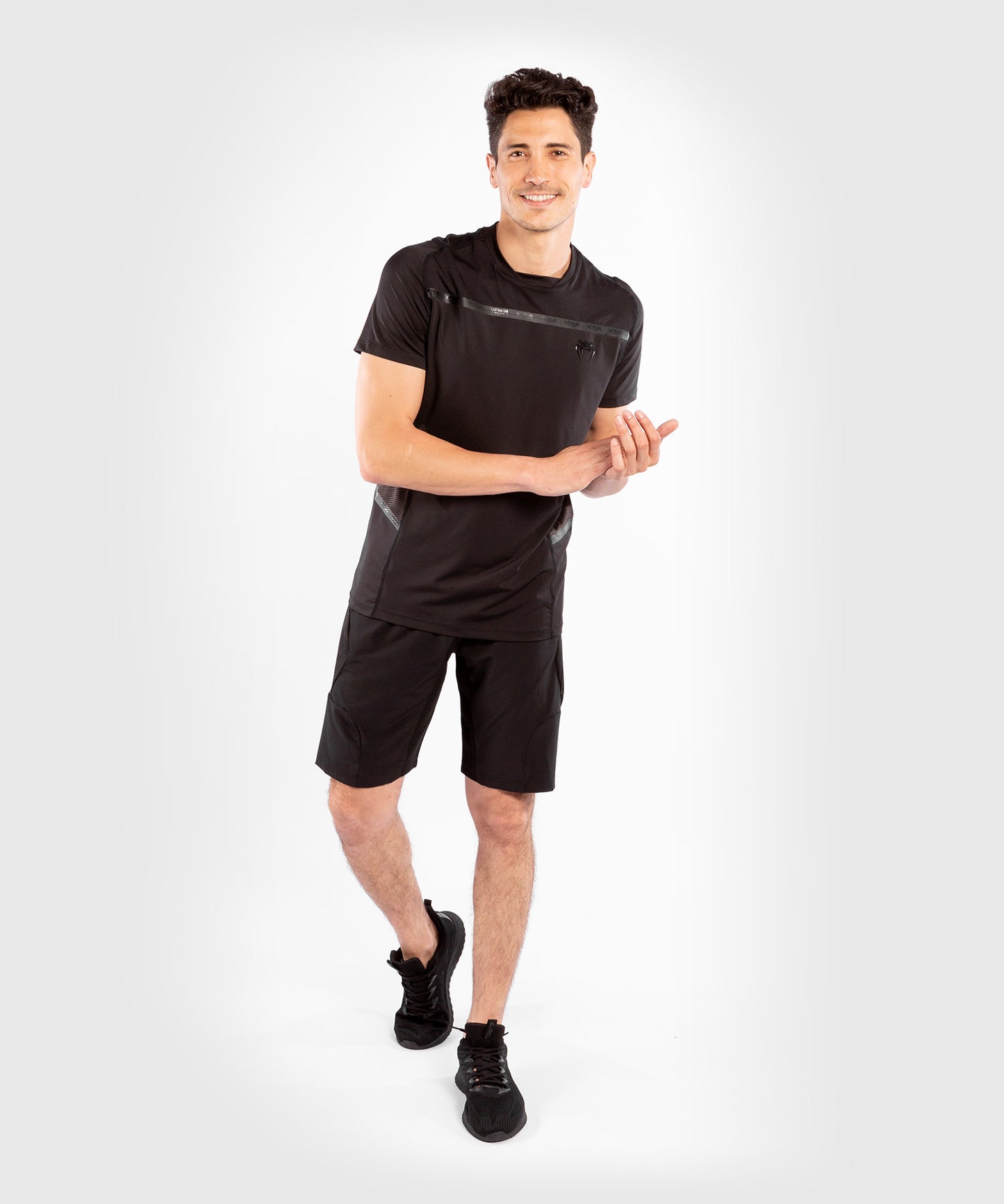 Venum G-Fit Dry-Tech T-Shirt - Schwarz/Schwarz