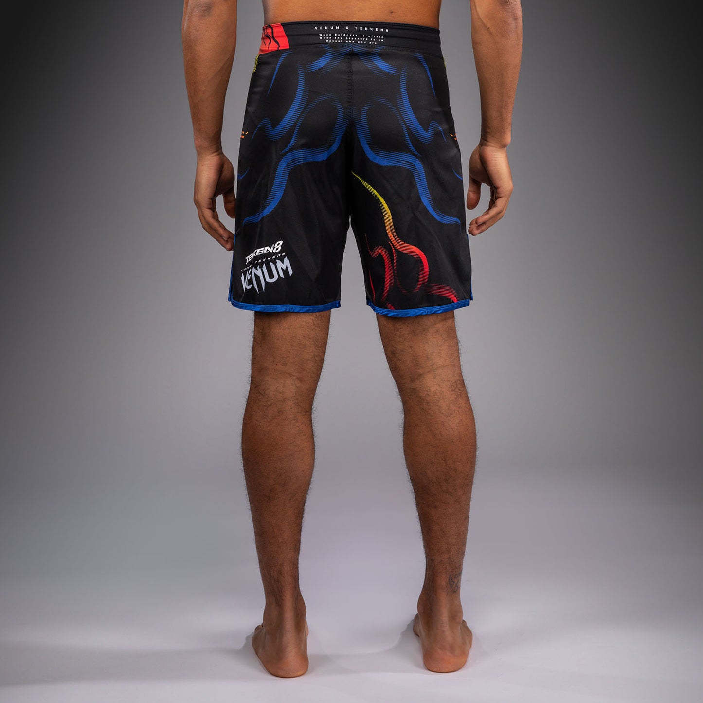 Venum x TEKKEN 8 Fightshorts - Yoshimitsu - Schwarz/Orange