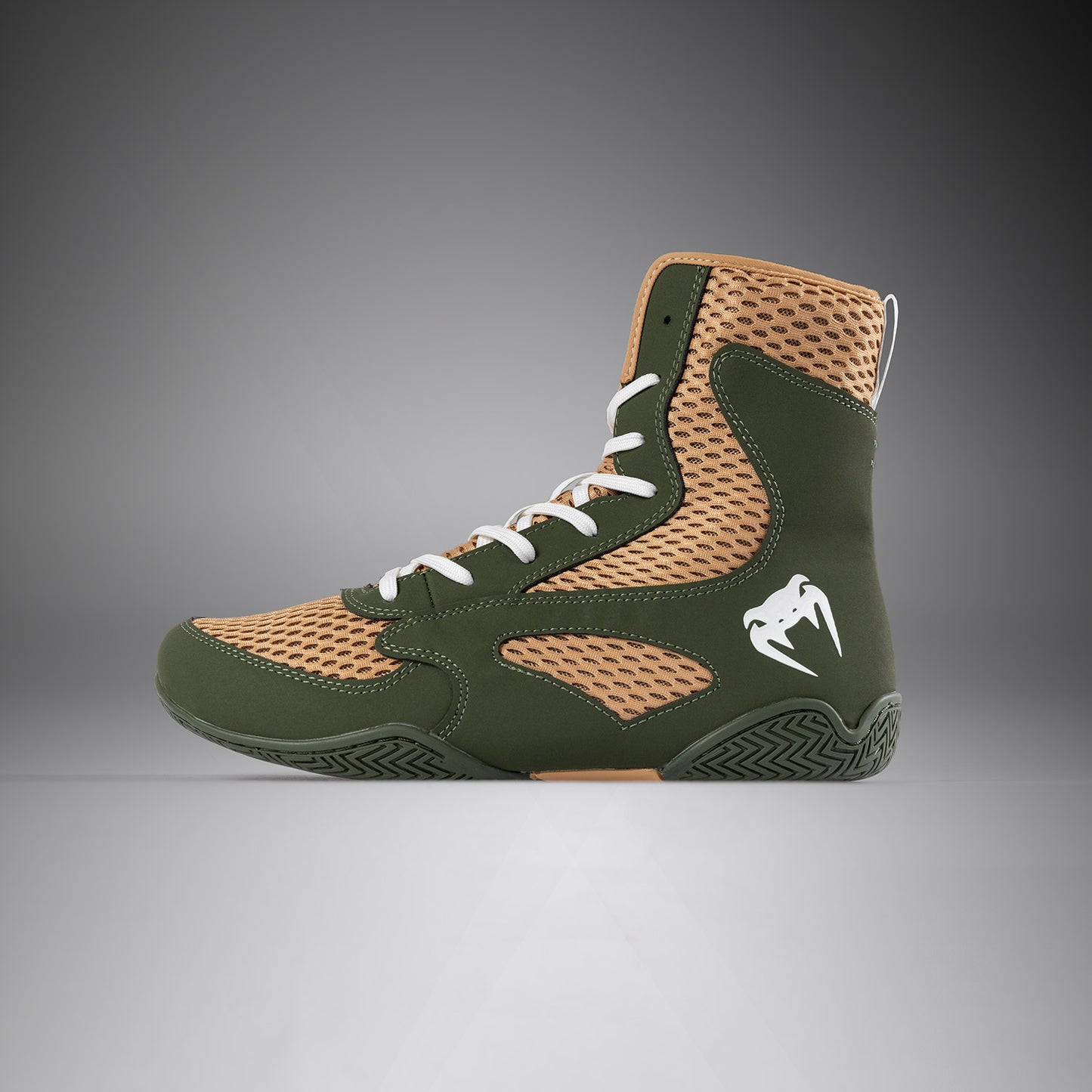 Venum Contender Boxschuhe - Militärgrün/Sand