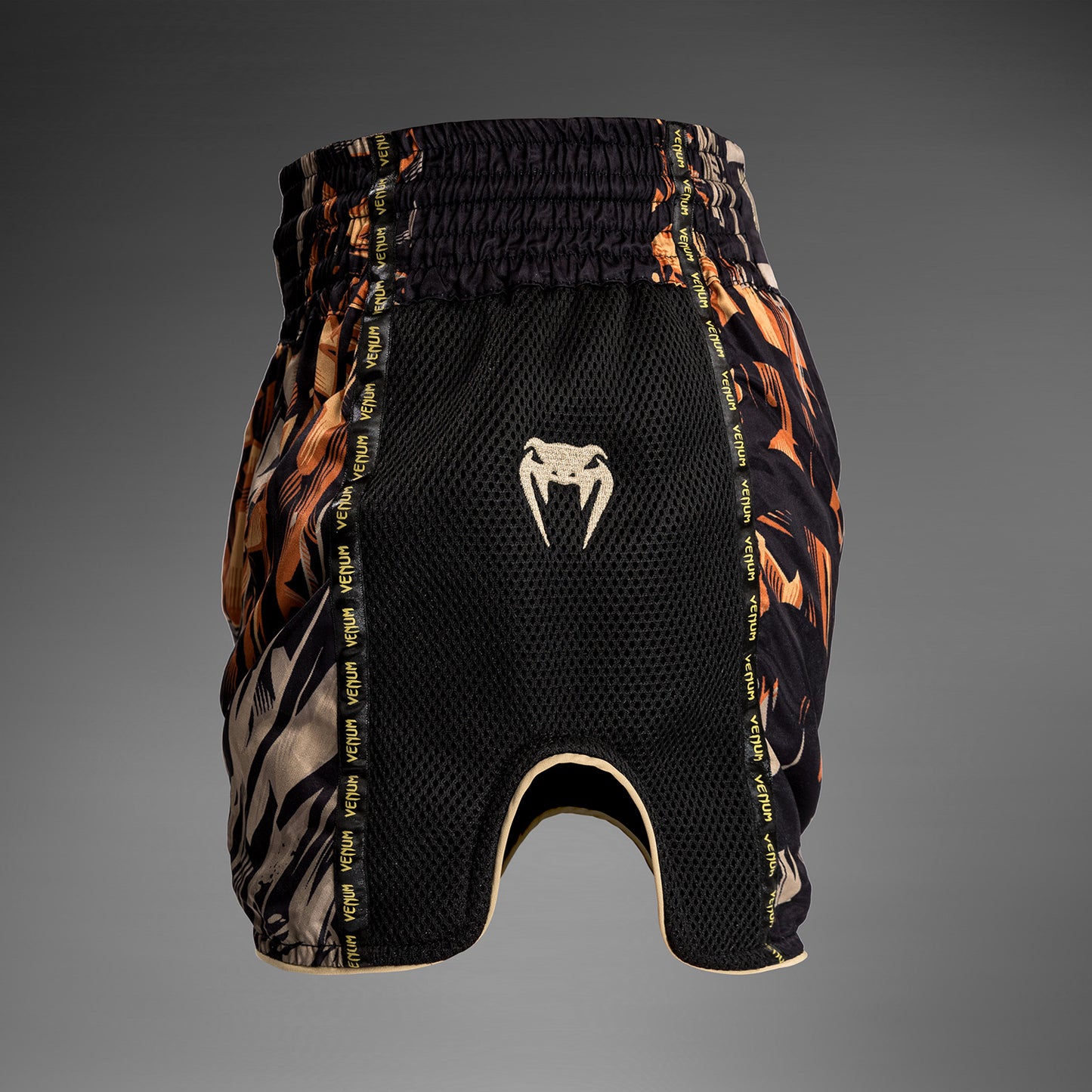 Venum Tiger Muay Thai Shorts - Schwarz/Neonorange