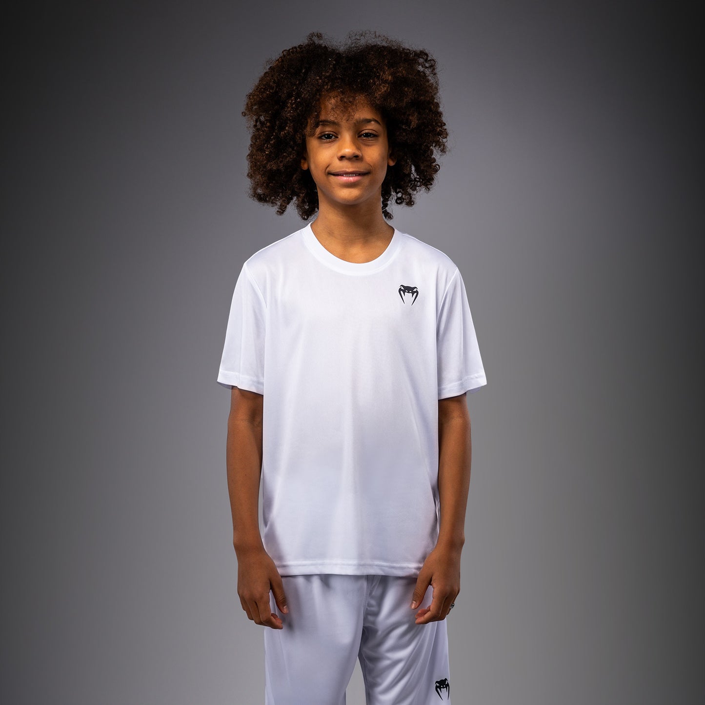 Venum Lineup T-Shirt Kurzarm Für Kinder - Weiß/Schwarz