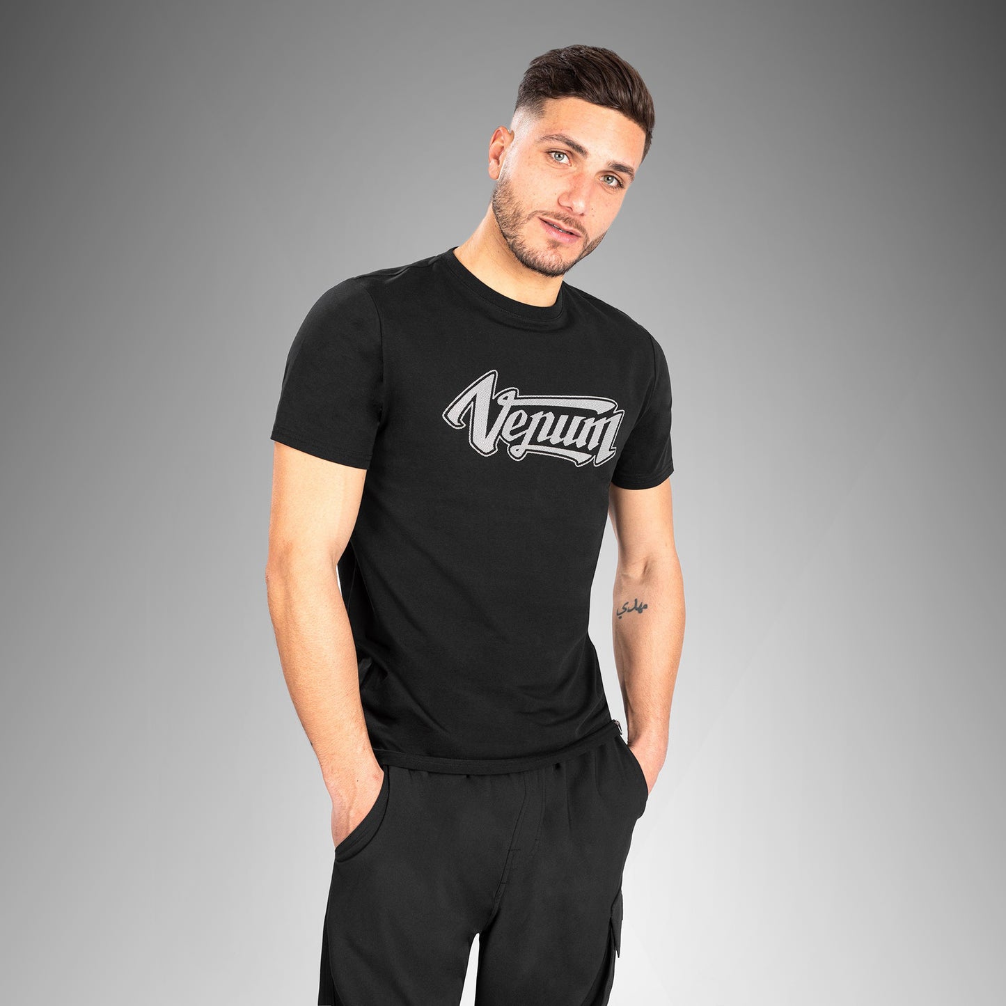Venum Absolute 2.0 T-Shirt - Angepasste Passform - Schwarz/Silber