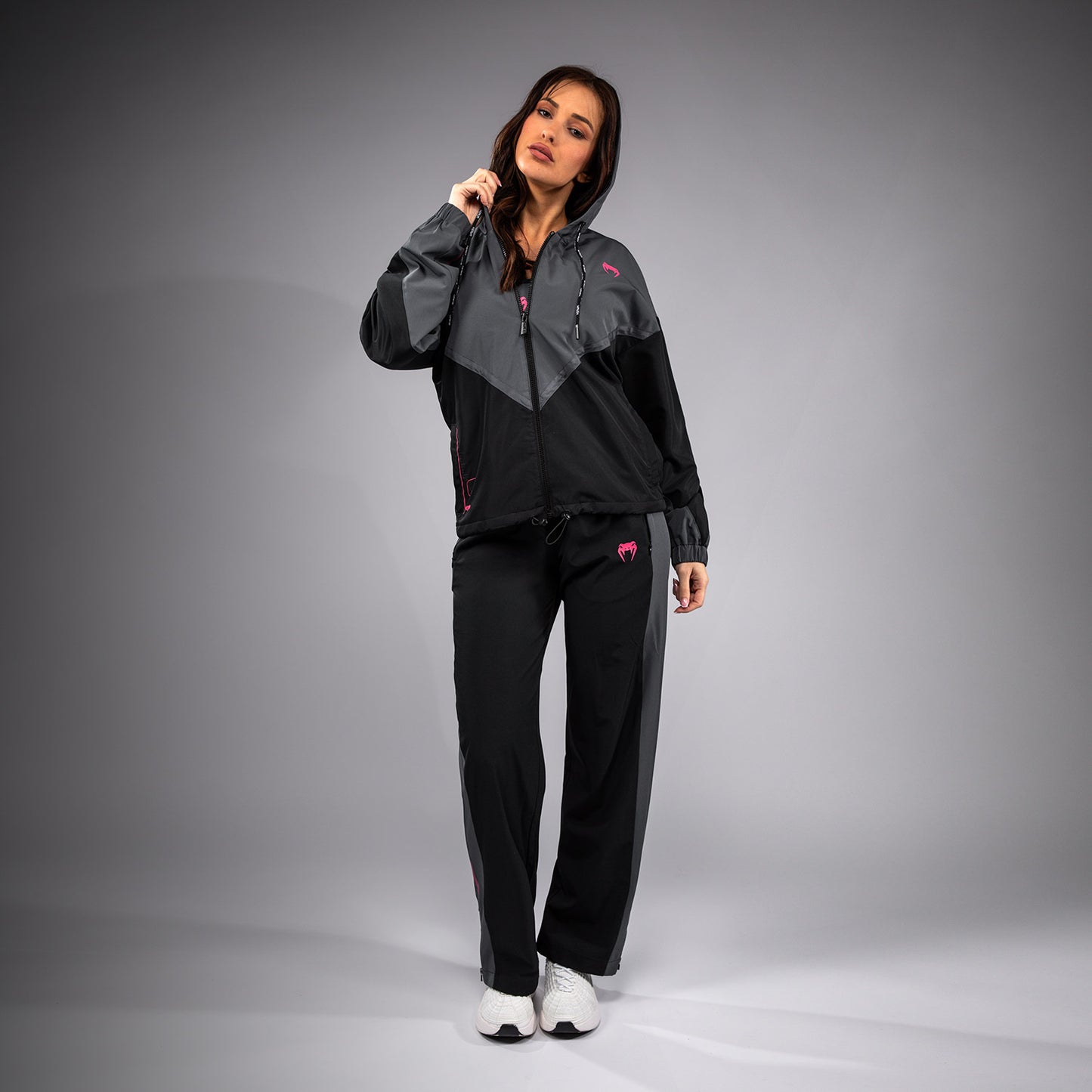 Venum Tactical XT Damen-Trainingsjacke - Schwarz/Sturmgrau
