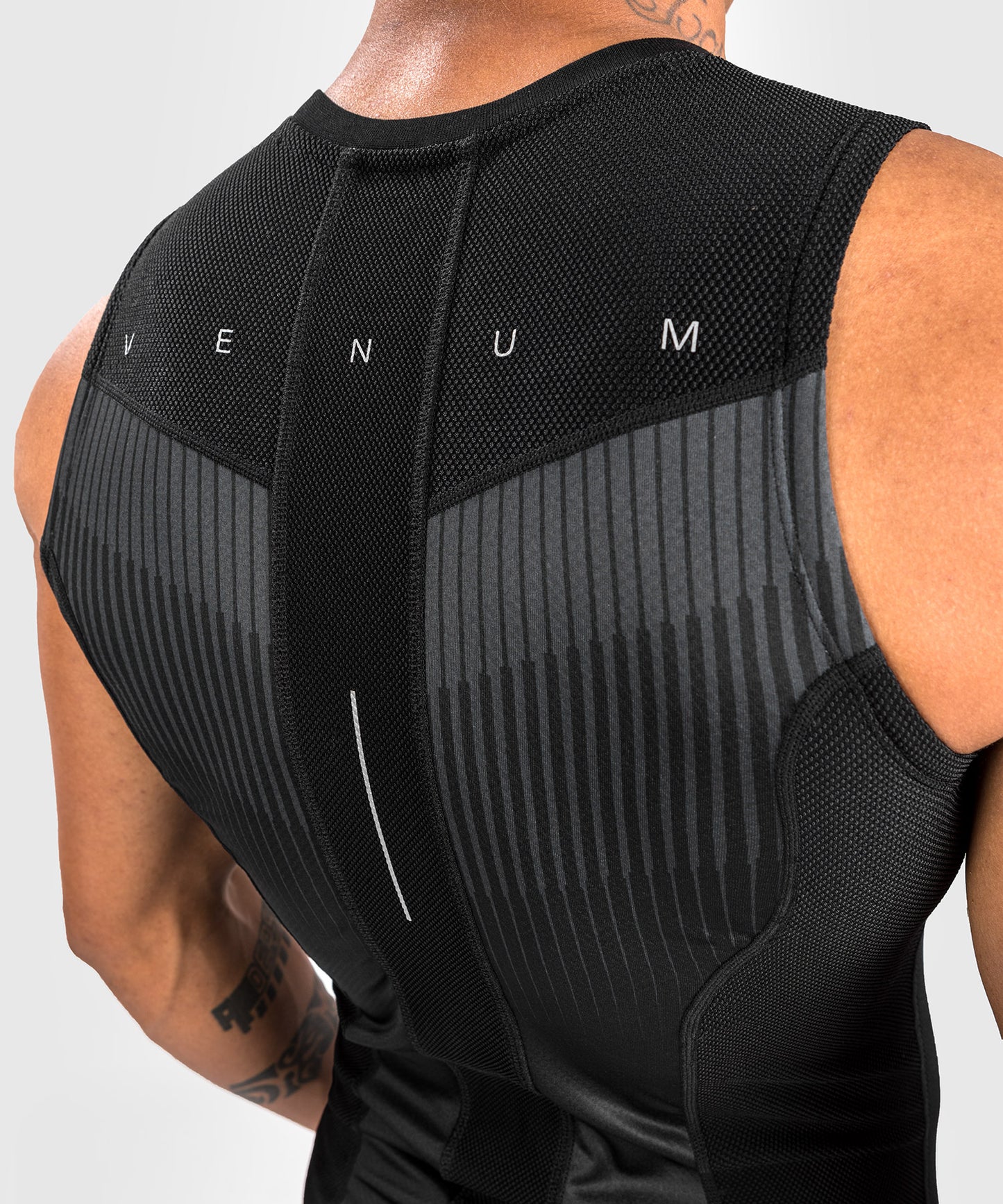 Venum Rashguard Sleeveless Biomecha - Schwarz/Grau