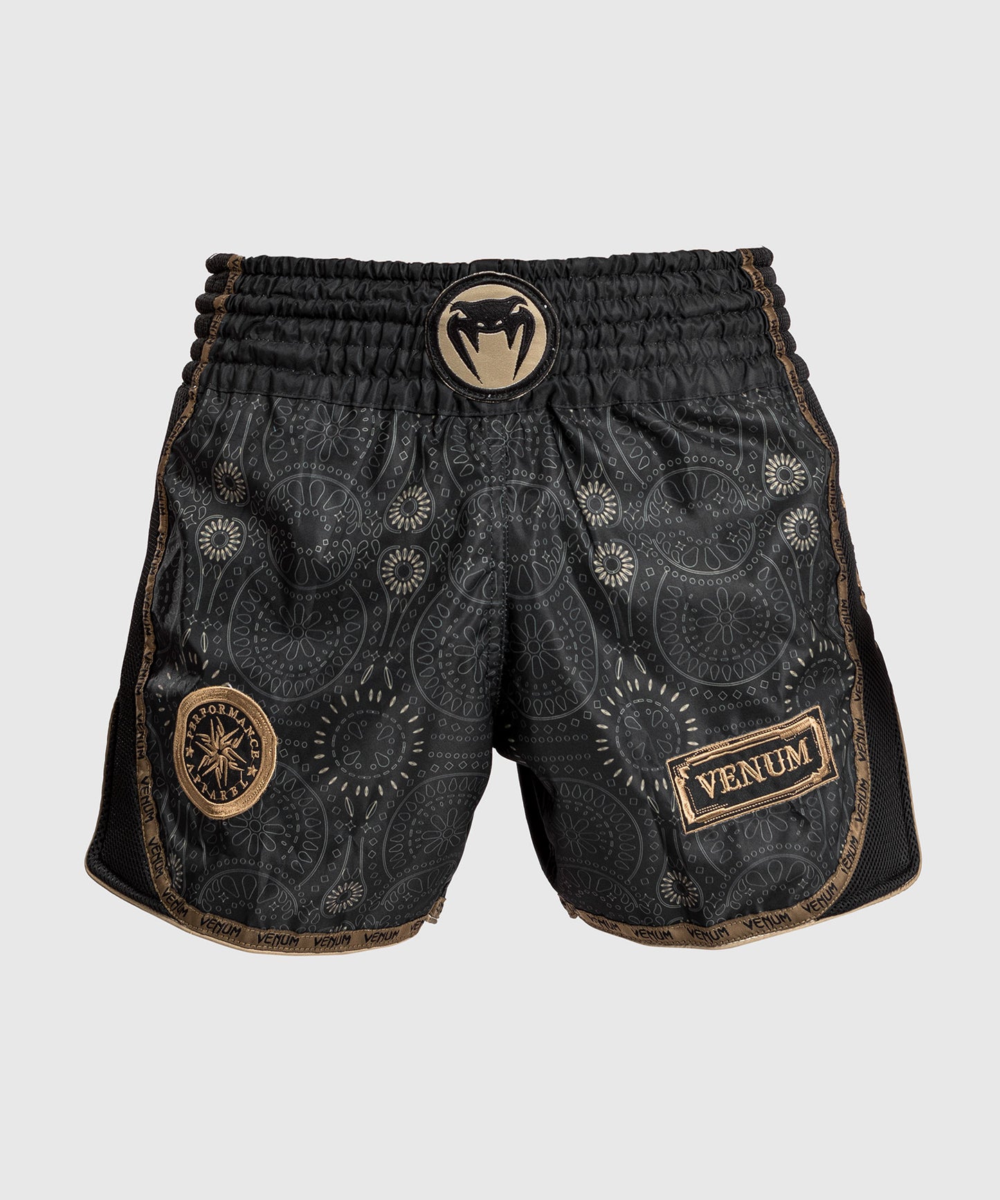 Venum Santa Muerte Dark Side - Muay Thai Shorts - Schwarz/Braun