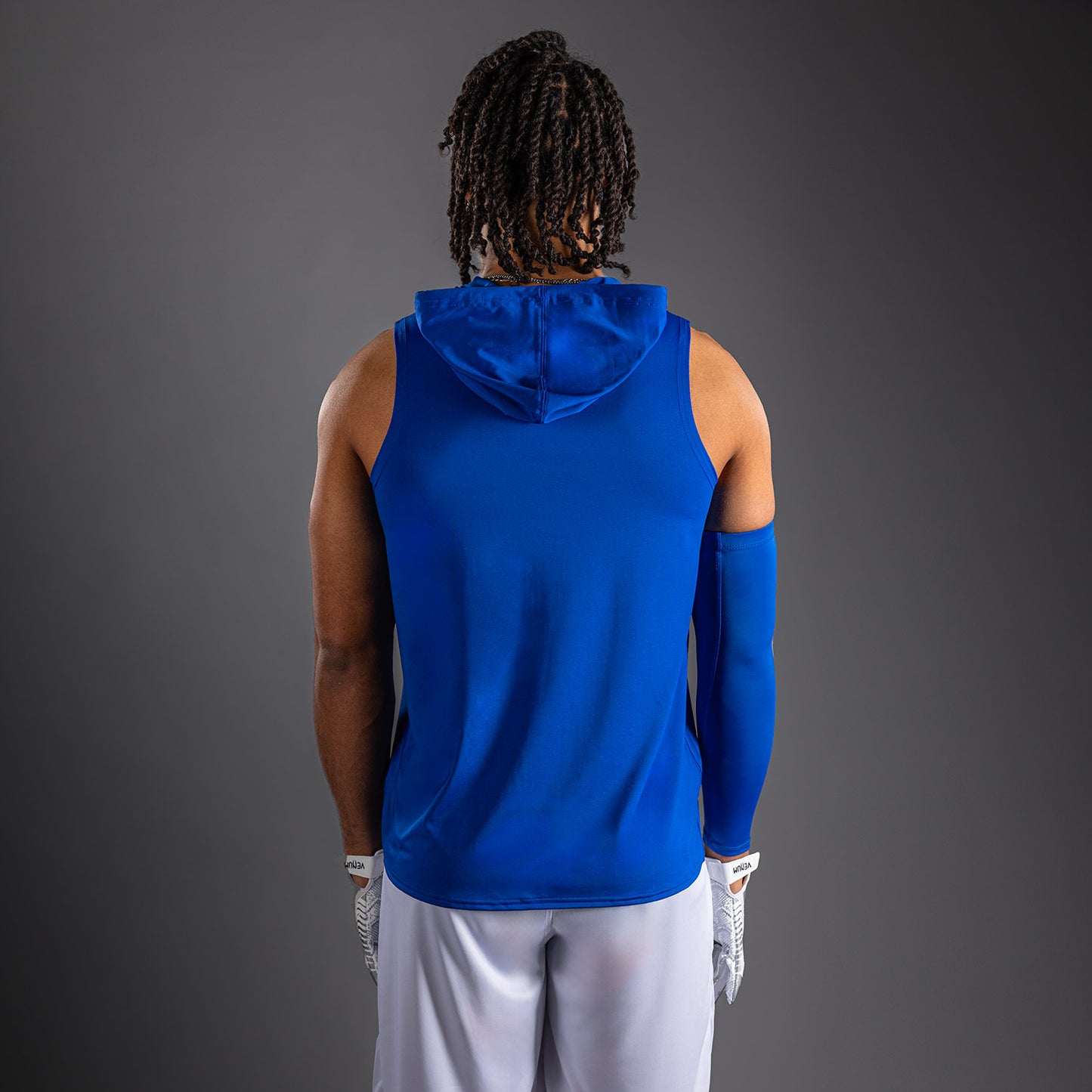 Venum Elite Ärmelloser Dry-Tech Kapuzenpullover - Königsblau