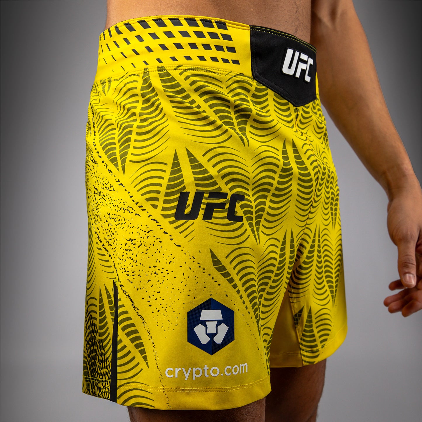 UFC Zenith by Venum Authentic Fight Night Kurze Passform Fight Short Herren Personalisiert - Gelb