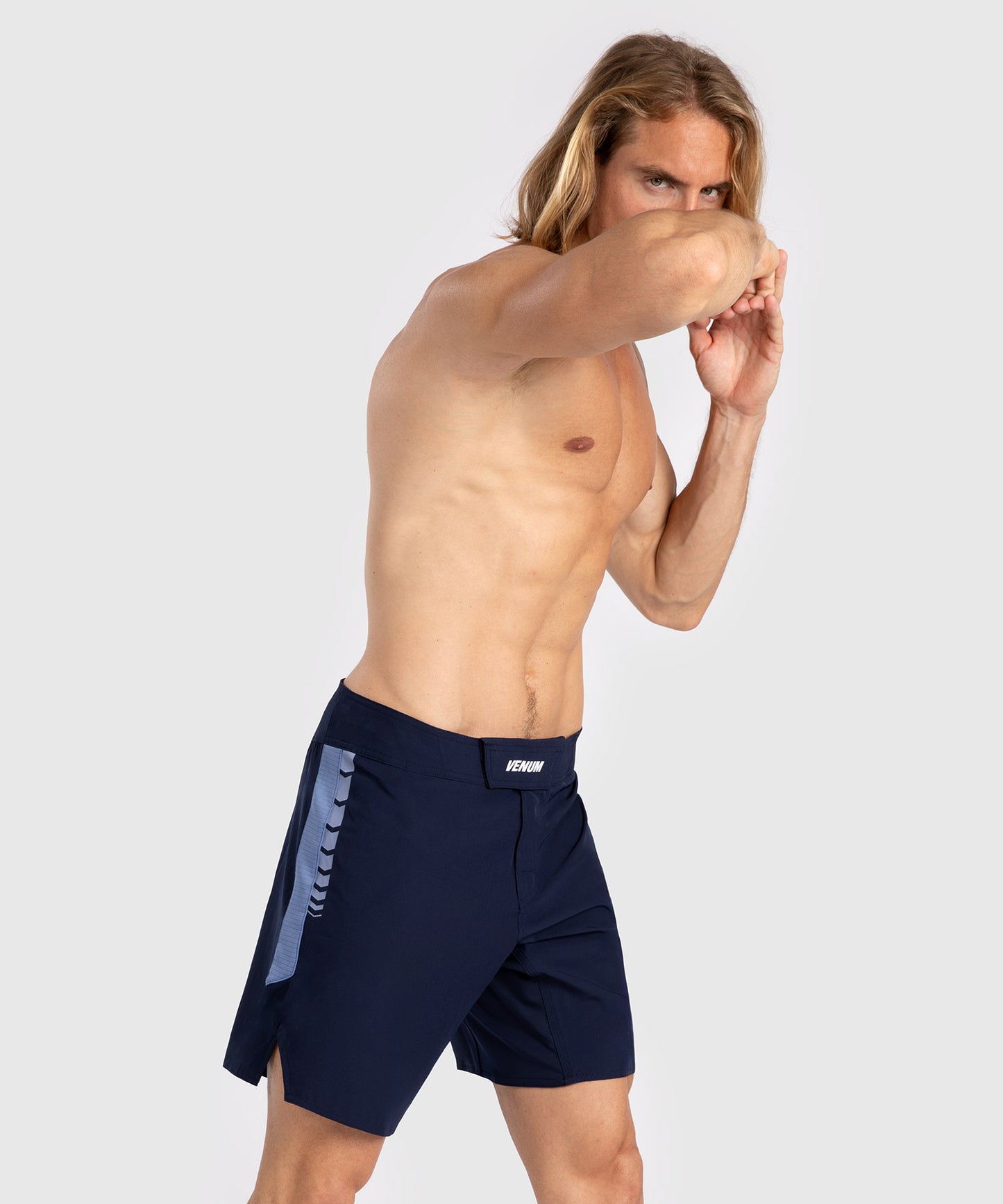 Venum Tempest Herren Kampfshorts - Marineblau/Blau