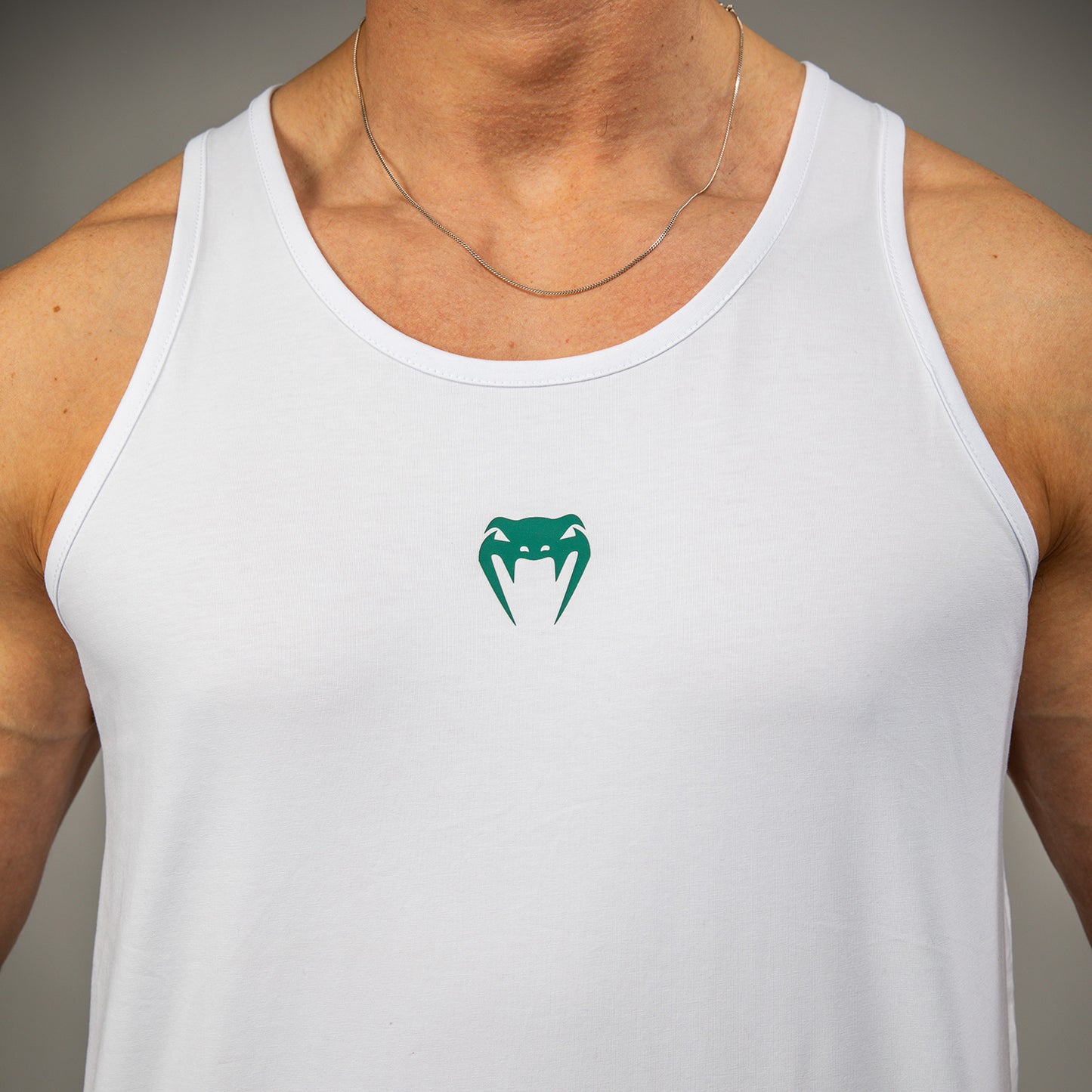 Venum Echo Tank Top - Weiß/Emerald Grün