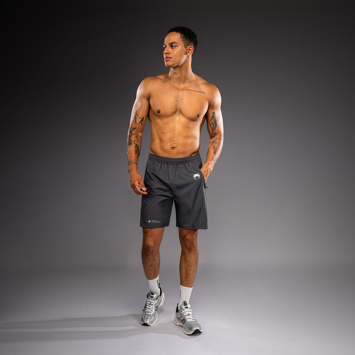 Venum G-Fit Scale Trainingsshorts - Grau