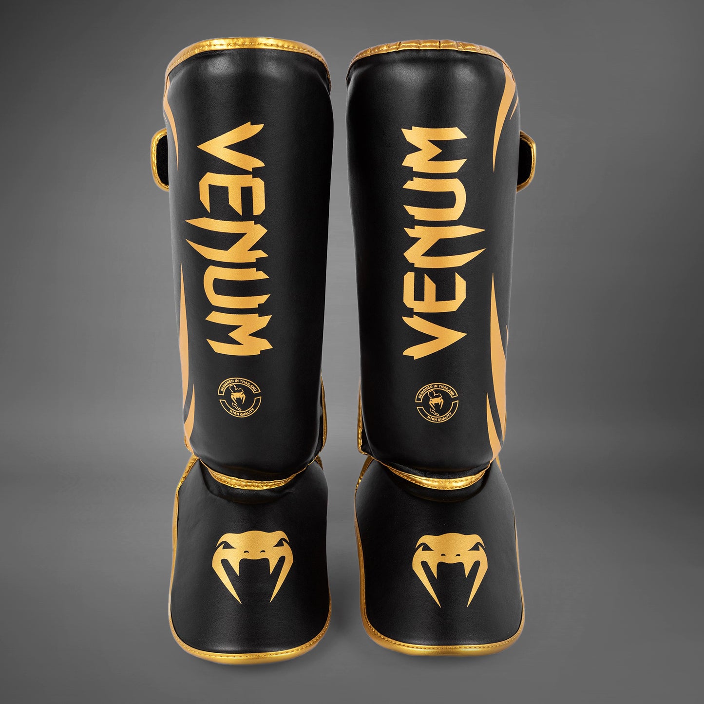 Venum Challenger Standup-Schienbeinschoner – Schwarz/Gold