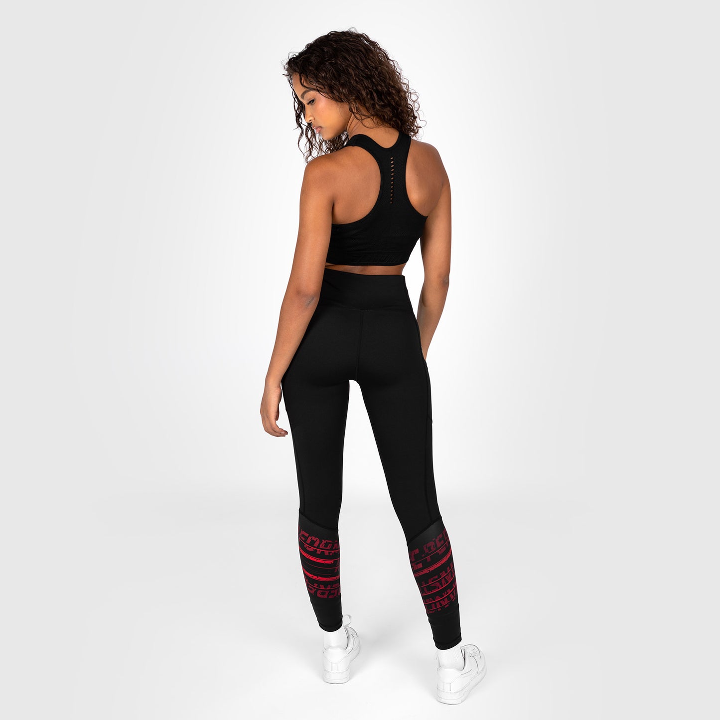 UFC Venum Performance Institute 2.0 Performance Tight für Frauen - Schwarz/Rot